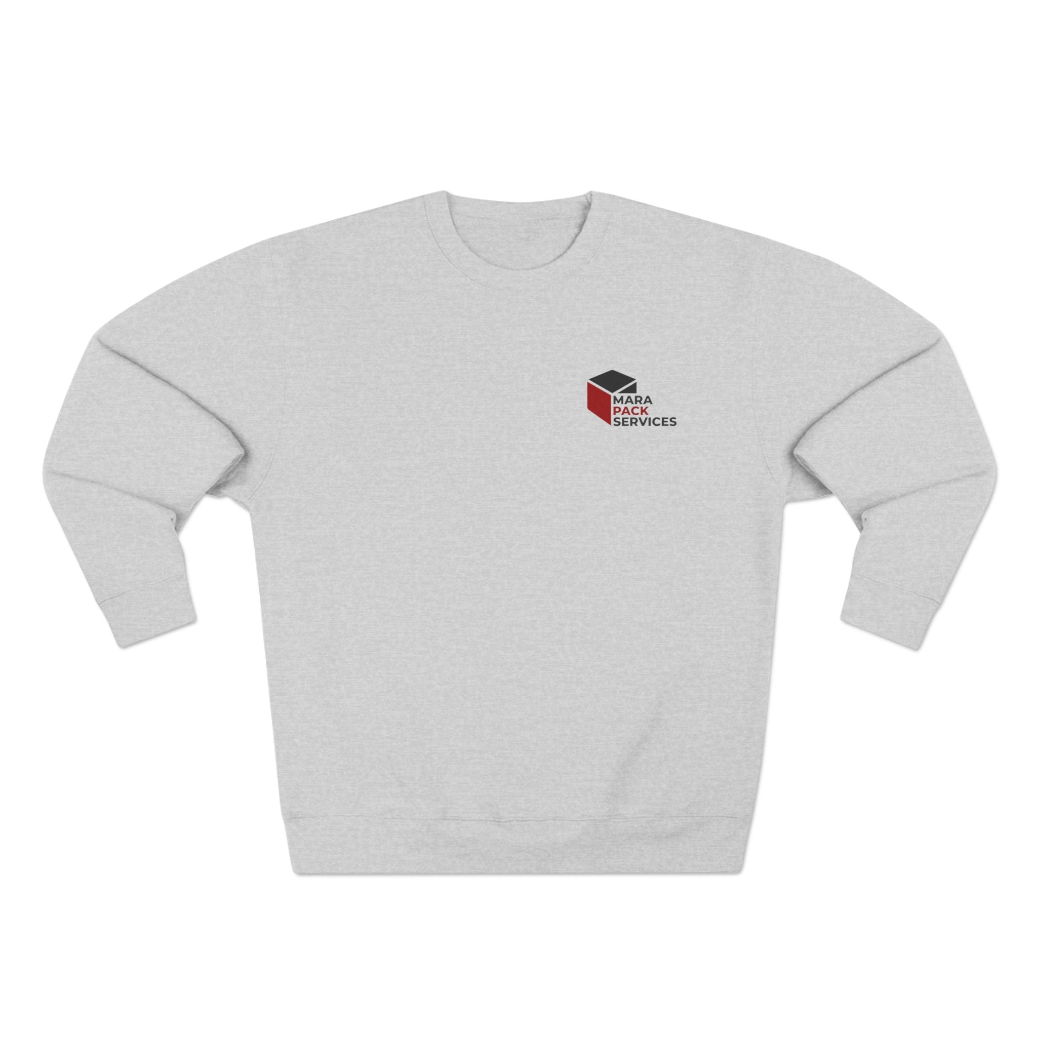 Logo Crewneck Sweatshirt — Minimal Small Chest Branding