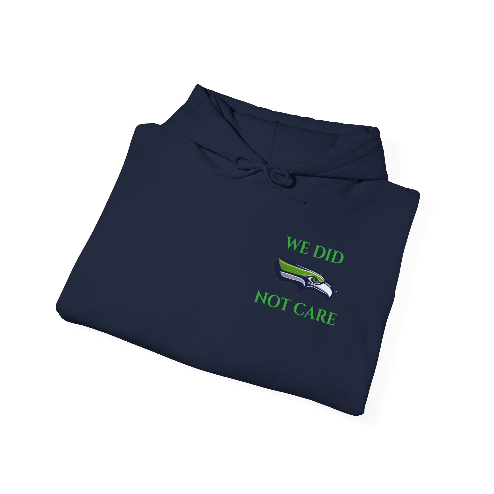 Seahawks 'We Don't Care' Hoodie – Fan Logo Pullover