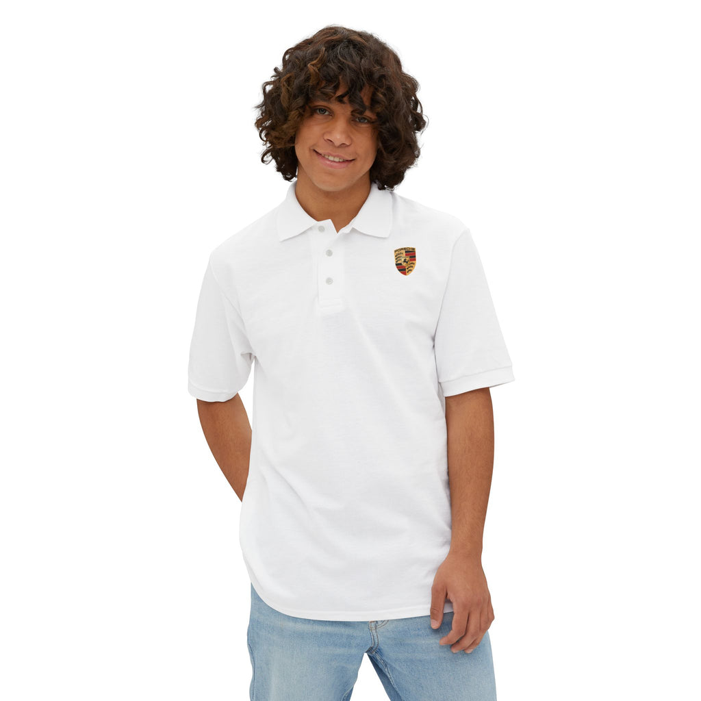 Classic Crest Polo Shirt - Men's Embroidered Chest Logo