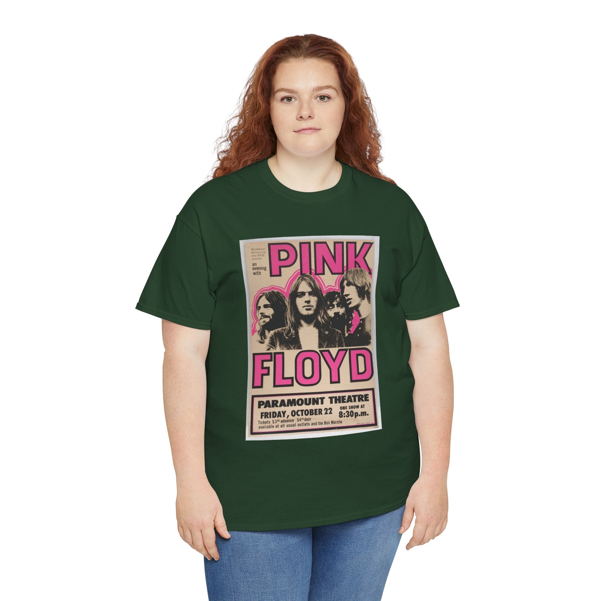 Pink Floyd Vintage Concert Tee — Paramount Theatre Poster Graphic T-Shirt