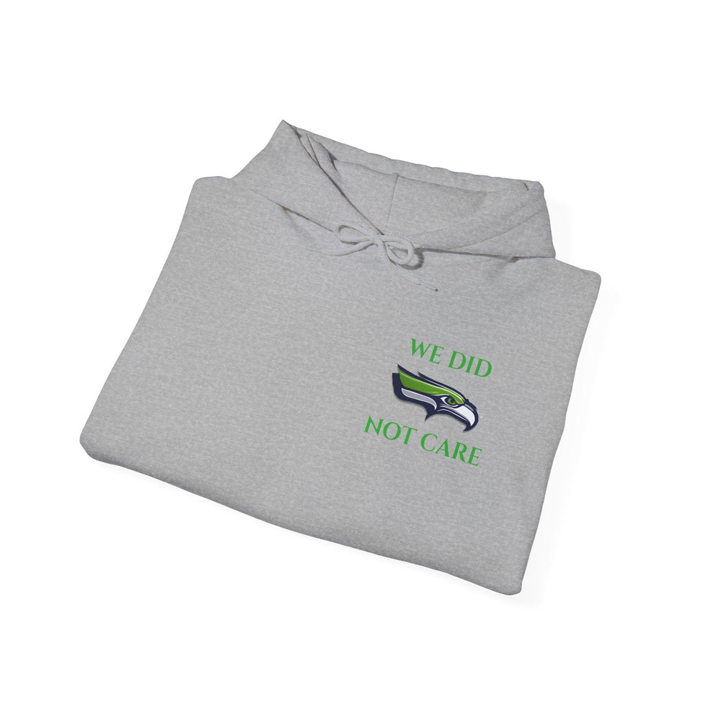 Seahawks 'We Don't Care' Hoodie – Fan Logo Pullover