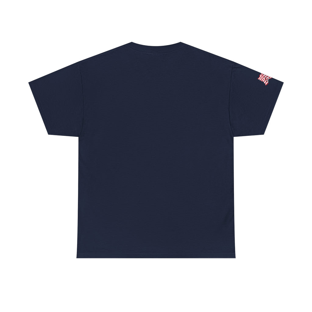 American Flag T-Shirt — Waving USA Graphic Tee (Fourth of July, Memorial Day)