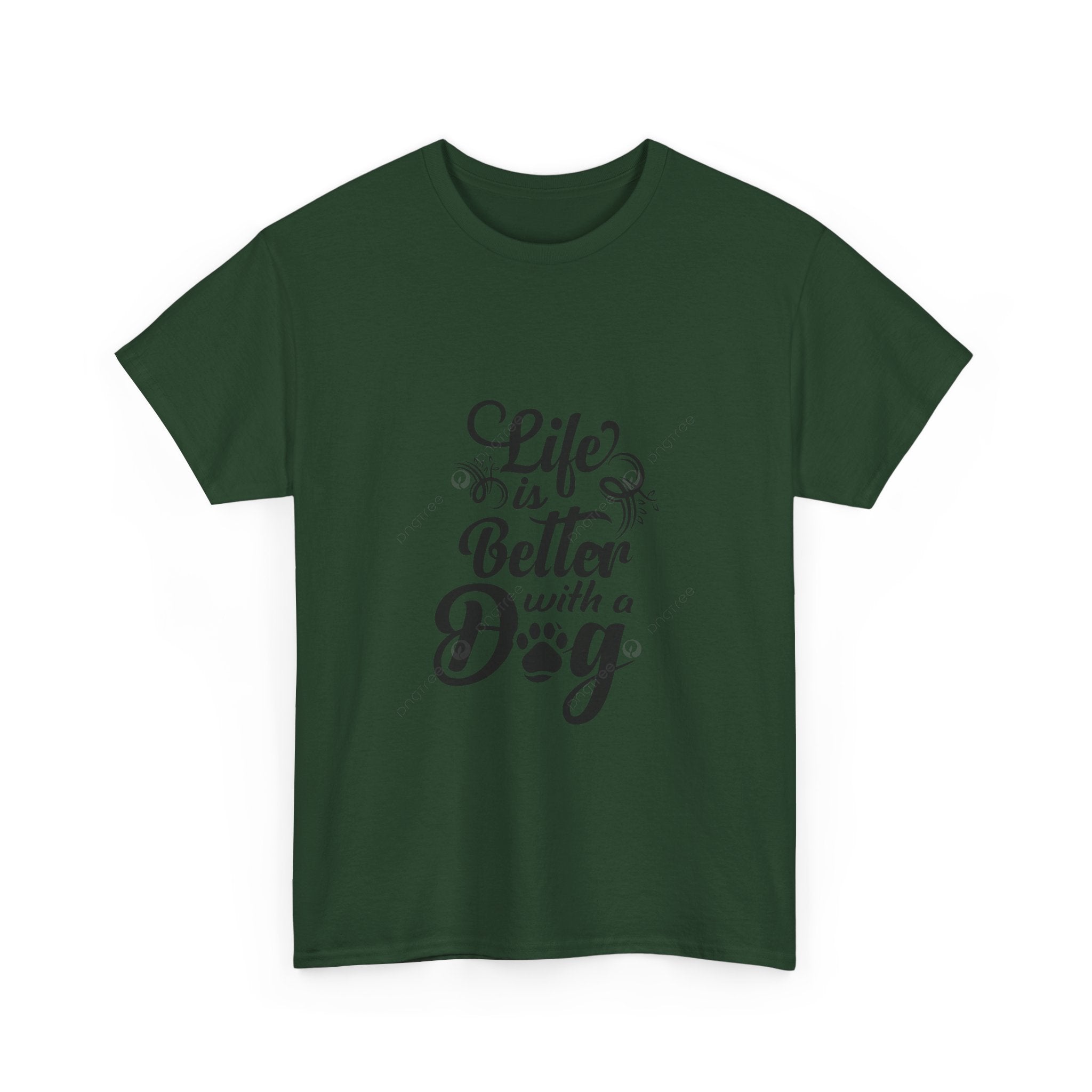 Dog Lover T-Shirt — "Life Is Better With a Dog" Graphic Tee