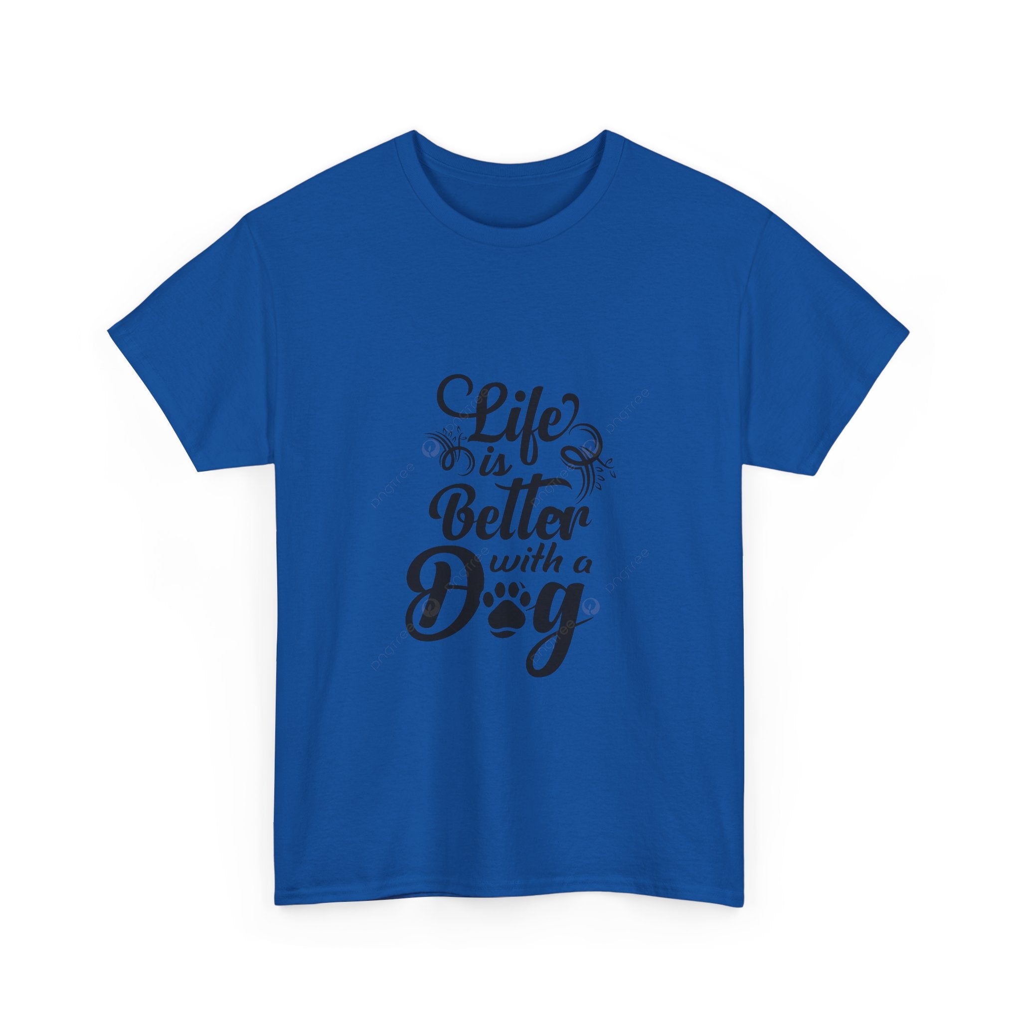 Dog Lover T-Shirt — "Life Is Better With a Dog" Graphic Tee