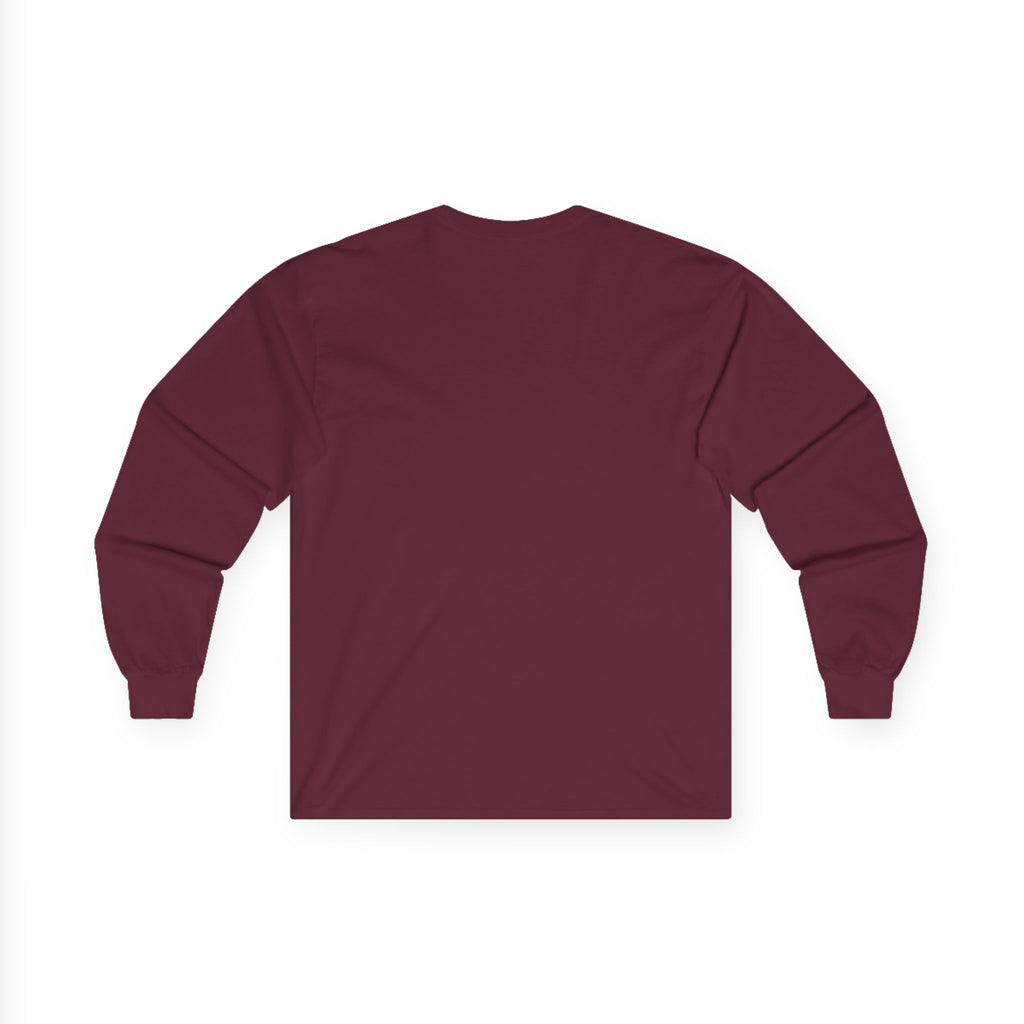 Distressed American Flag Long Sleeve Tee