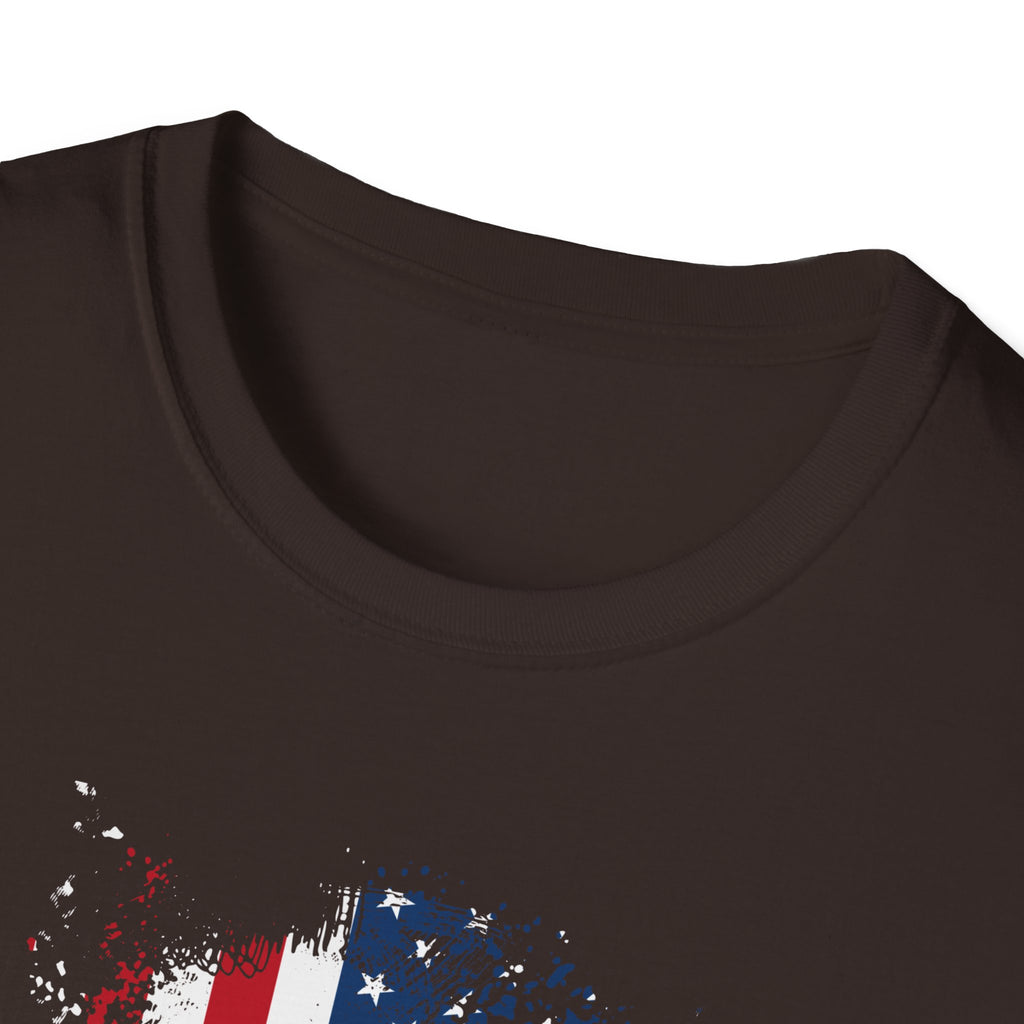 Distressed American Flag T-Shirt — Patriotic USA Tee for 4th of July