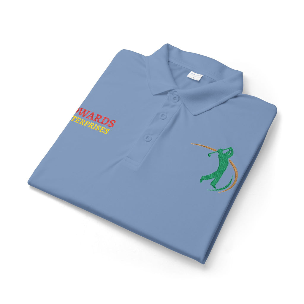 Embroidered Golf Polo — Sowards Golf Logo Performance Shirt