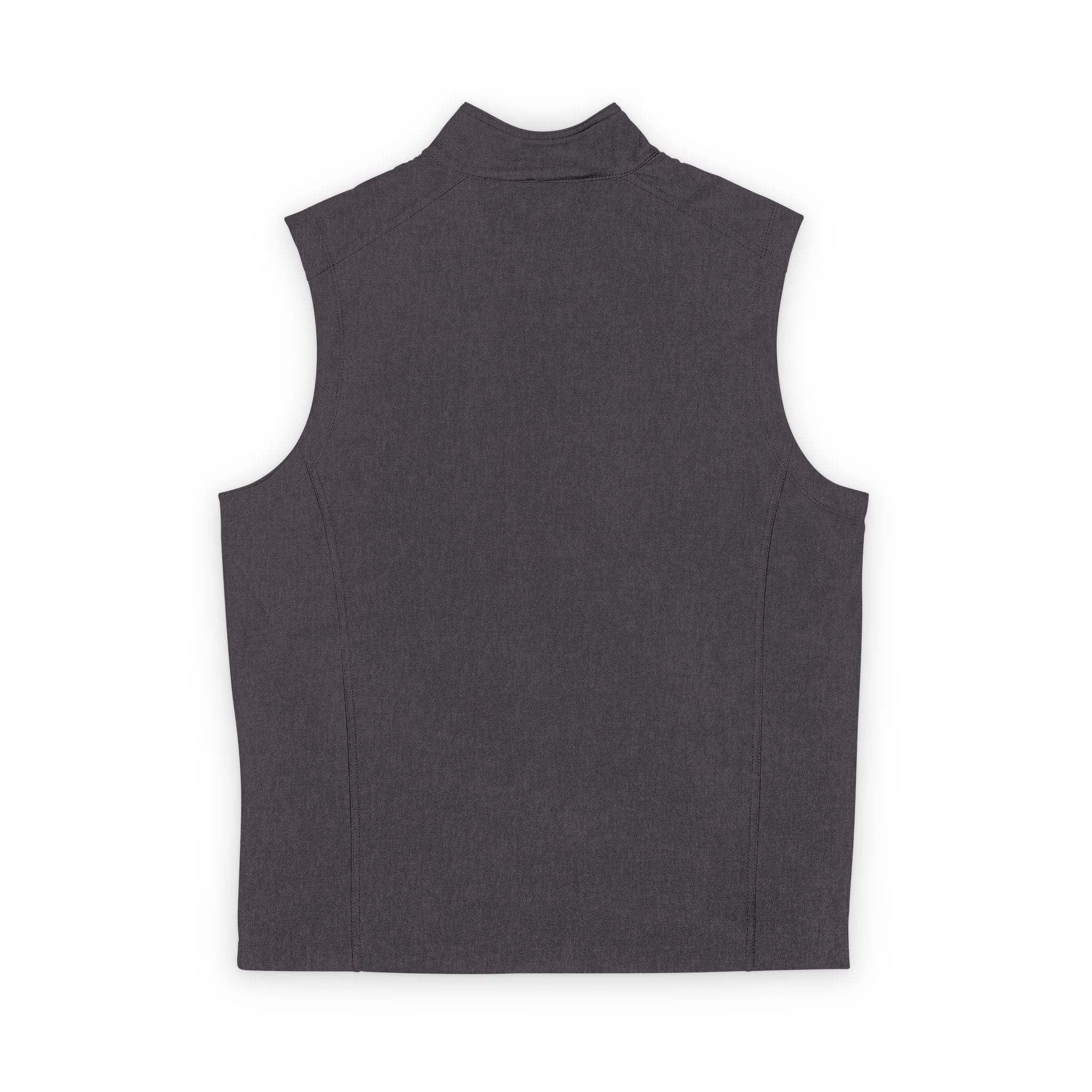 Mens Soft Shell Vest — Tropical Floral Patch Embroidered Chest