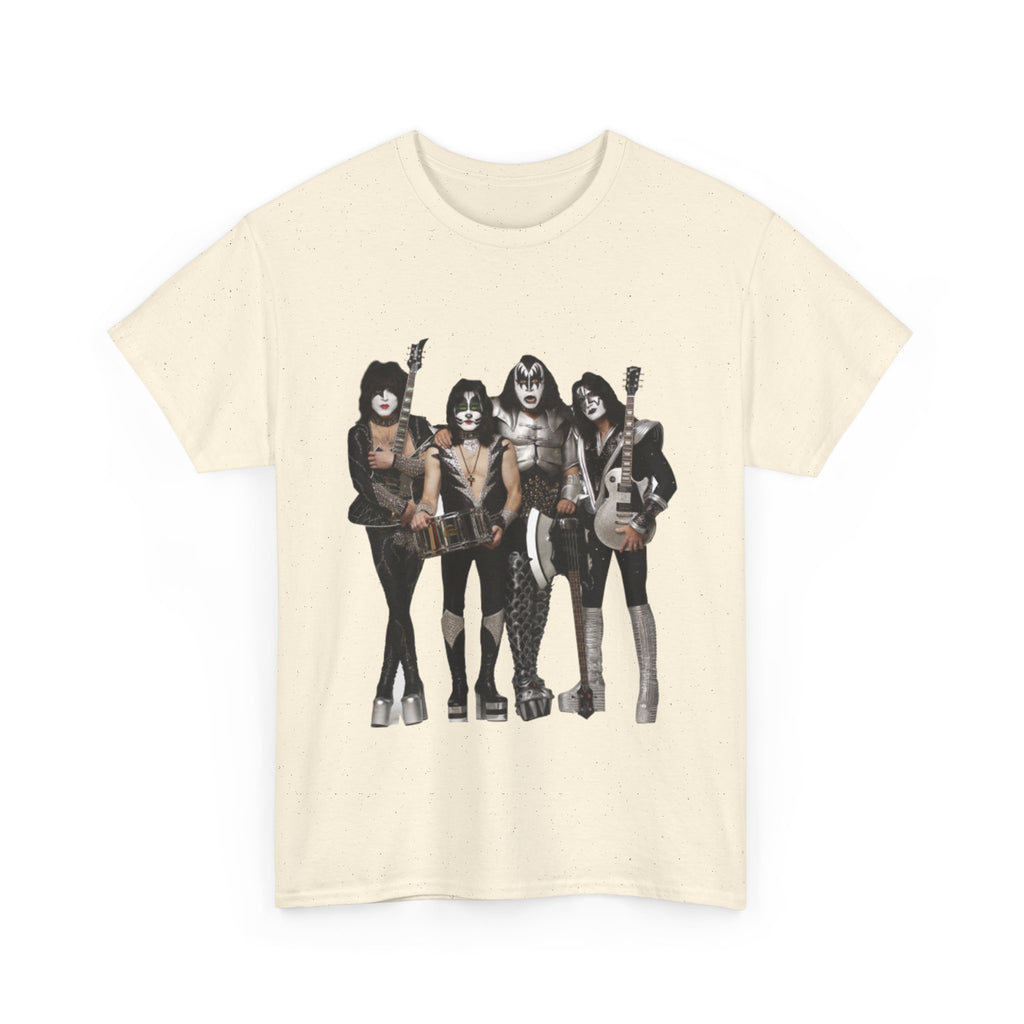 KISS Band Photo Tee – Retro Rock Concert T-Shirt