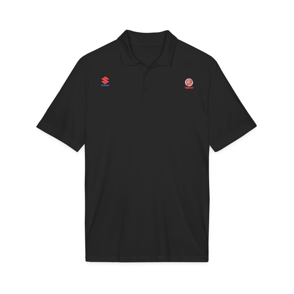 White Embroidered Polo Shirt — Canada Maple Crest & Logo