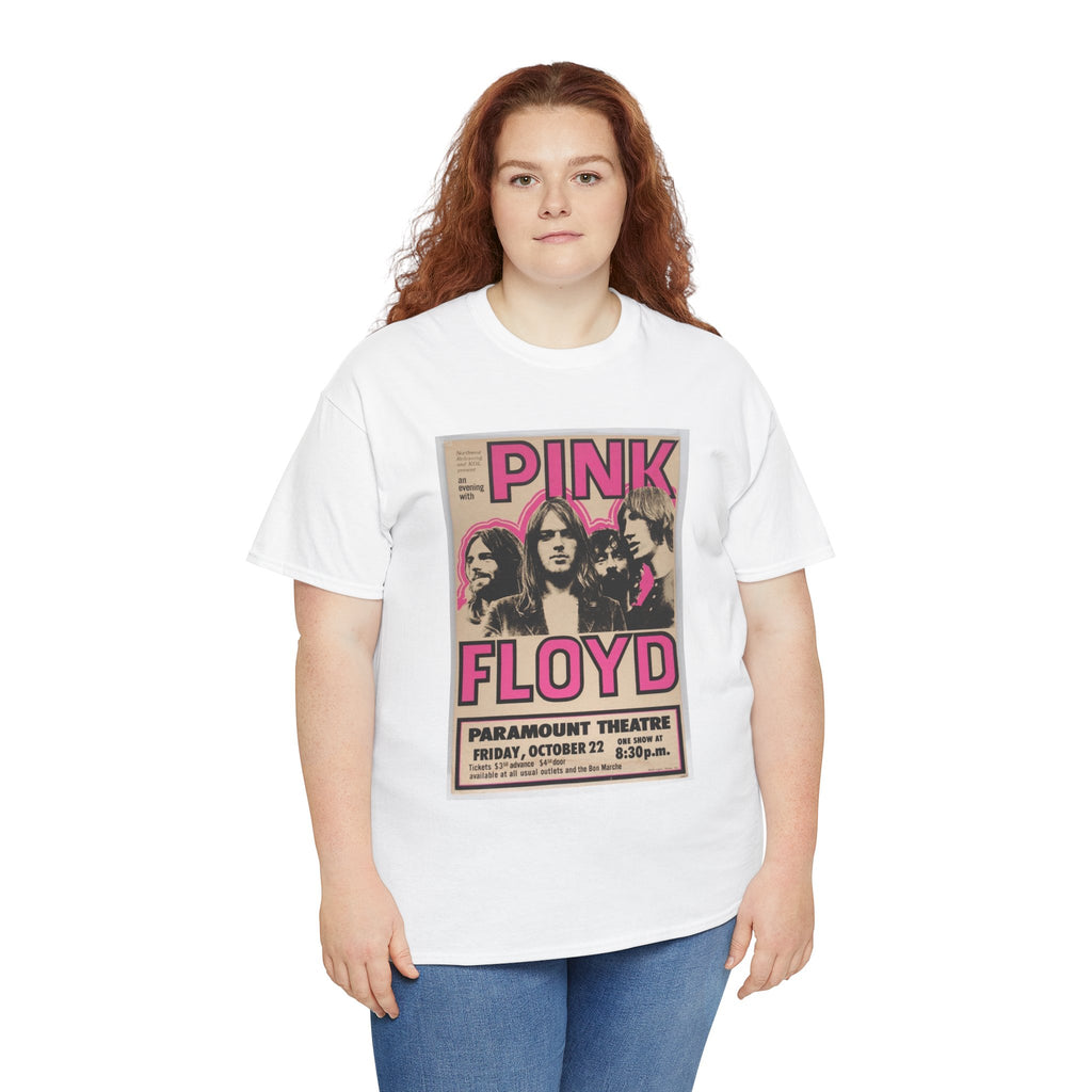 Pink Floyd Vintage Concert Tee — Paramount Theatre Poster Graphic T-Shirt