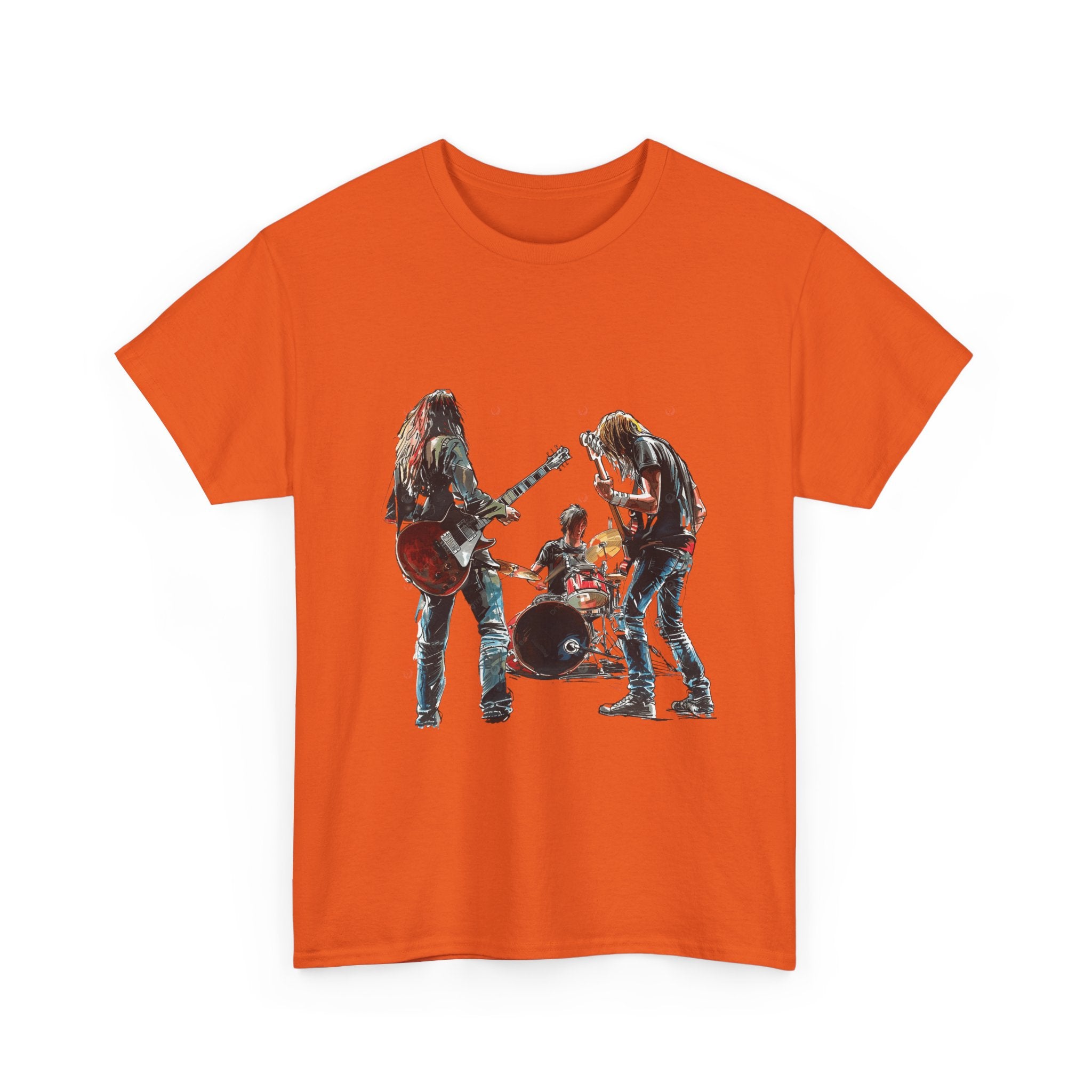 Band Silhouette T‑Shirt — Vintage Rock Band Graphic Tee