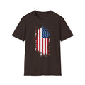 Distressed American Flag T-Shirt — Patriotic USA Tee for 4th of July