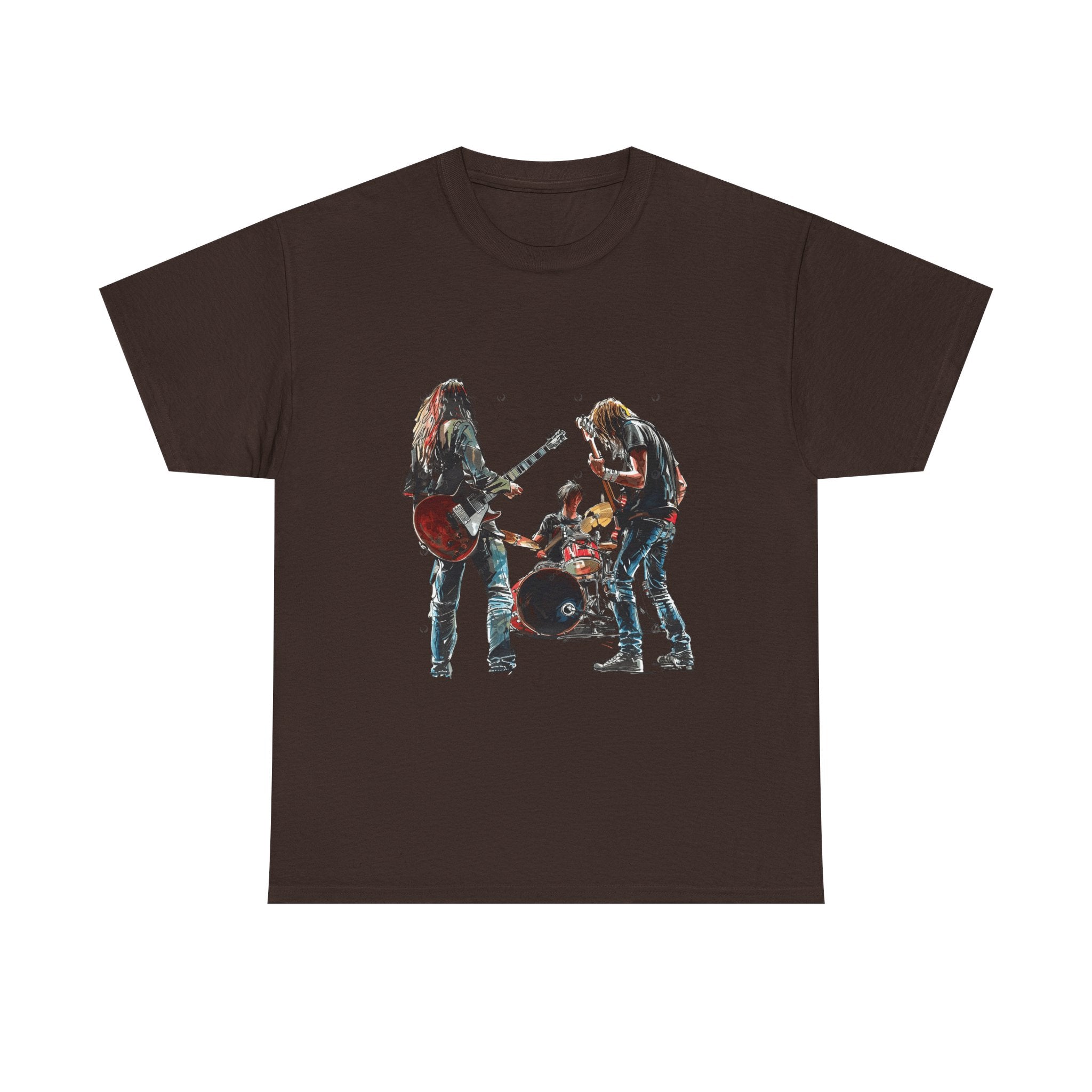 Band Silhouette T‑Shirt — Vintage Rock Band Graphic Tee