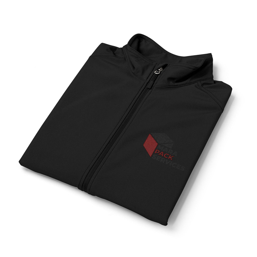 Men's Soft Shell Vest – Subtle Red Rose Emblem, Weather-Resistant Performance