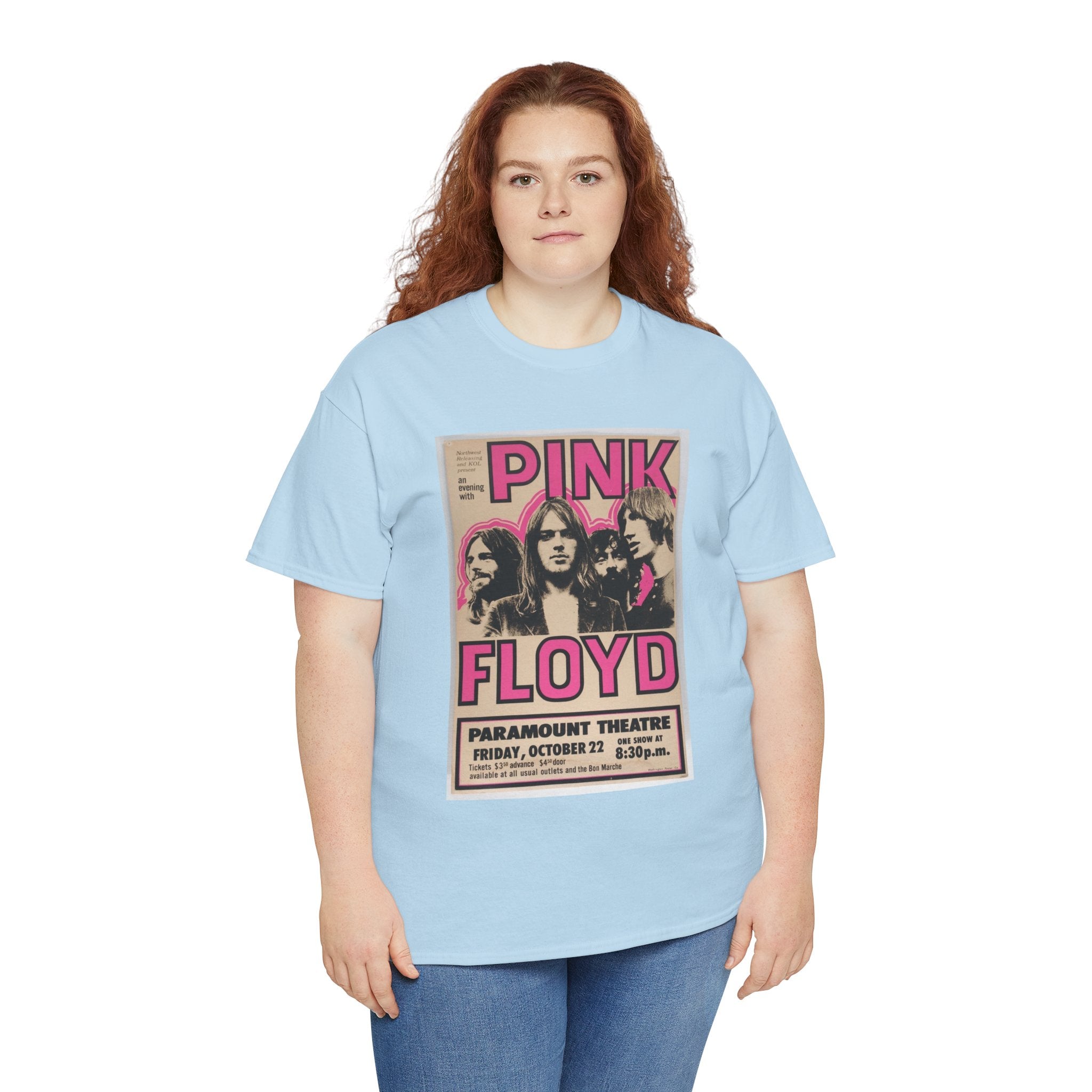 Pink Floyd Vintage Concert Tee — Paramount Theatre Poster Graphic T-Shirt