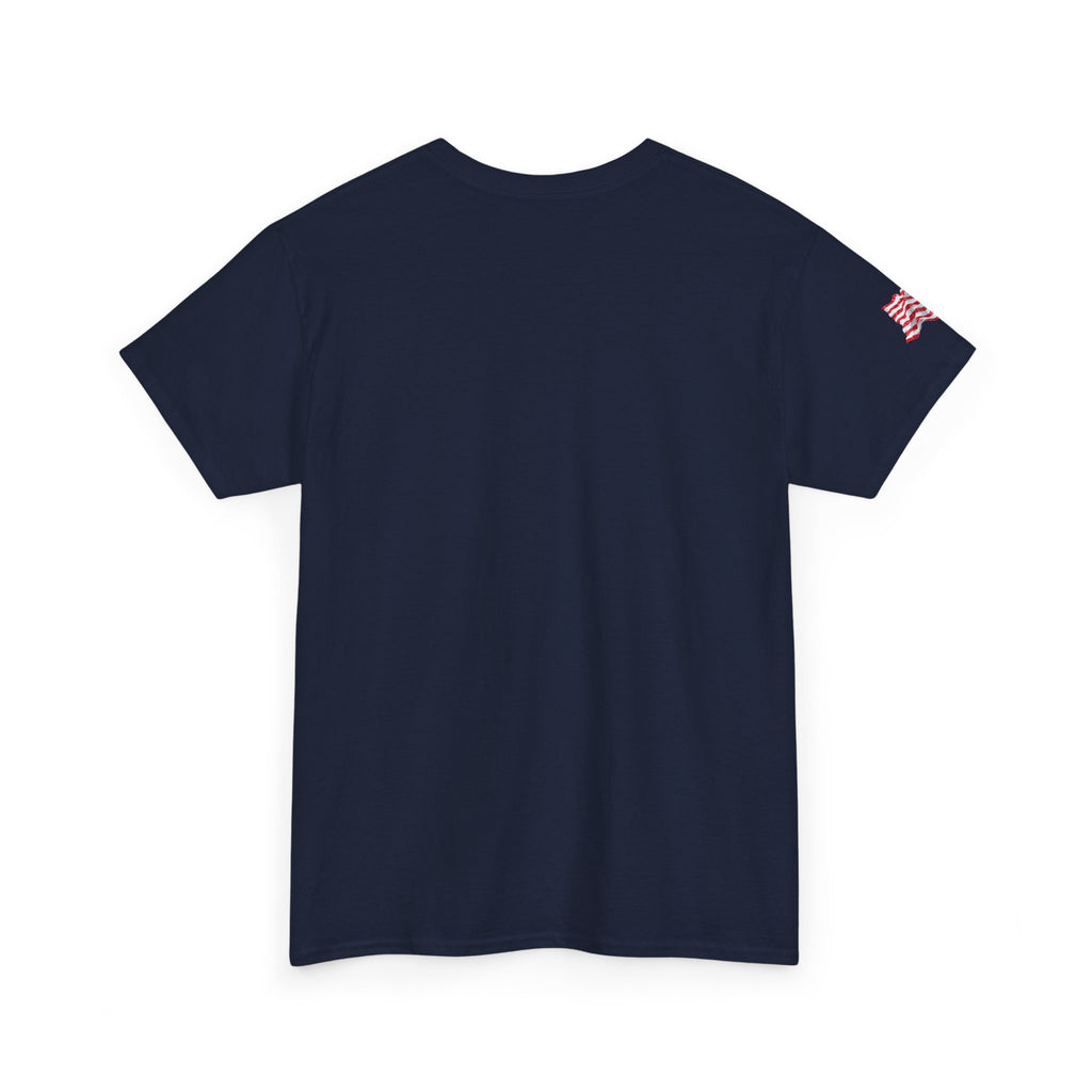 American Flag T-Shirt — Waving USA Graphic Tee (Fourth of July, Memorial Day)
