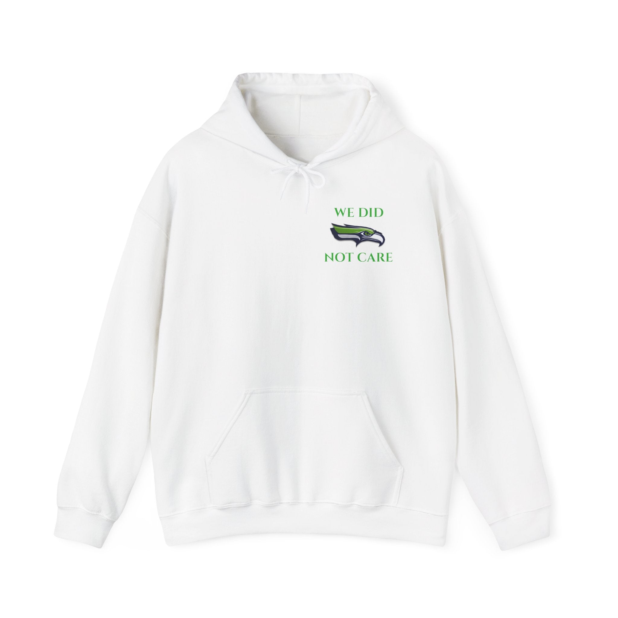 Seahawks 'We Don't Care' Hoodie – Fan Logo Pullover