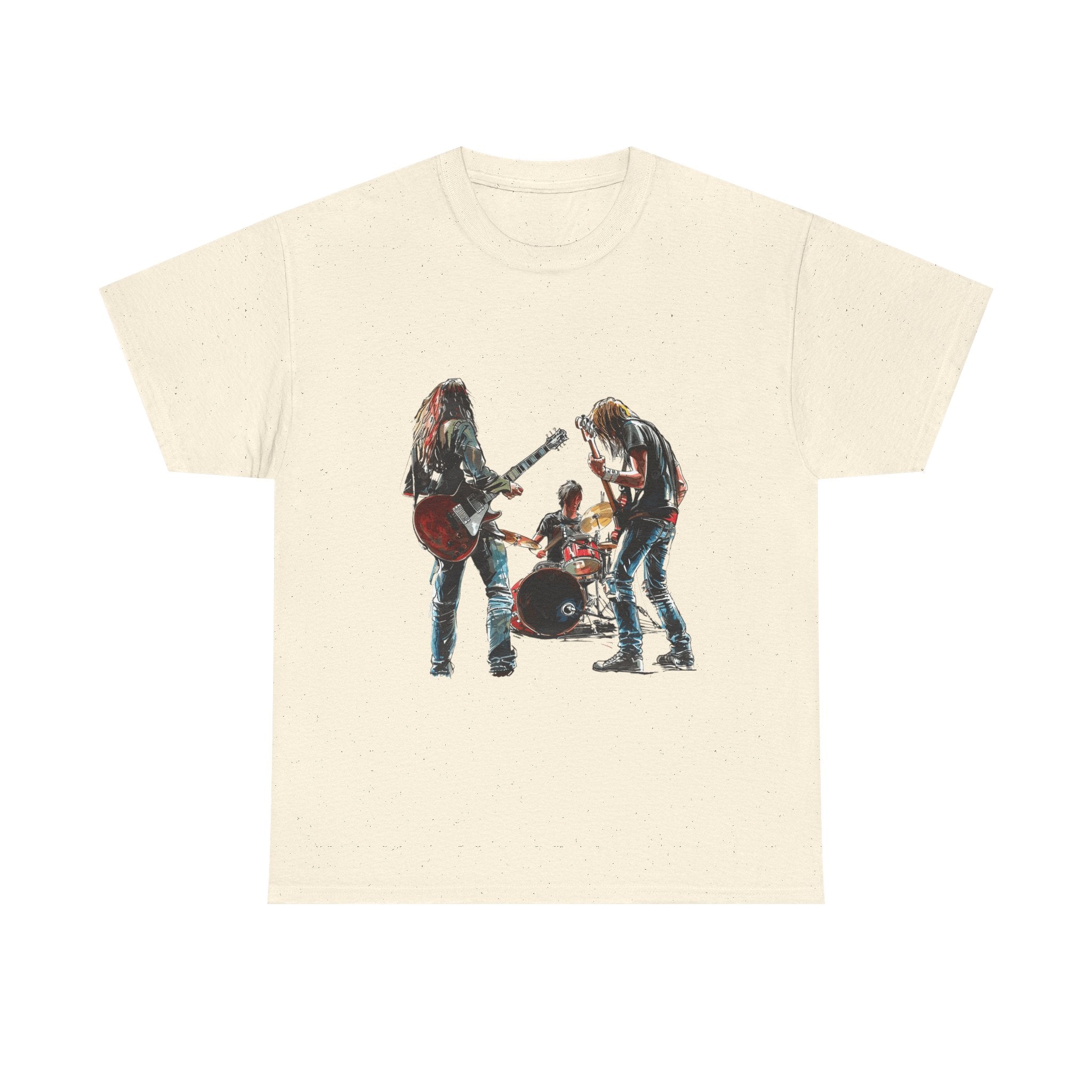 Band Silhouette T‑Shirt — Vintage Rock Band Graphic Tee