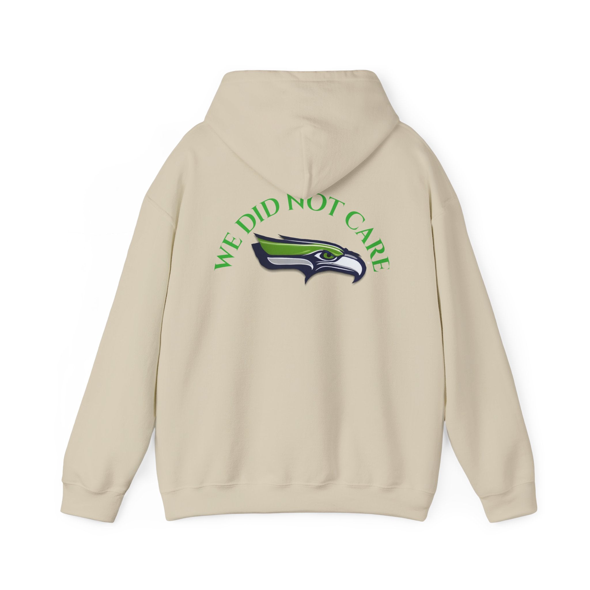 Seahawks 'We Don't Care' Hoodie – Fan Logo Pullover