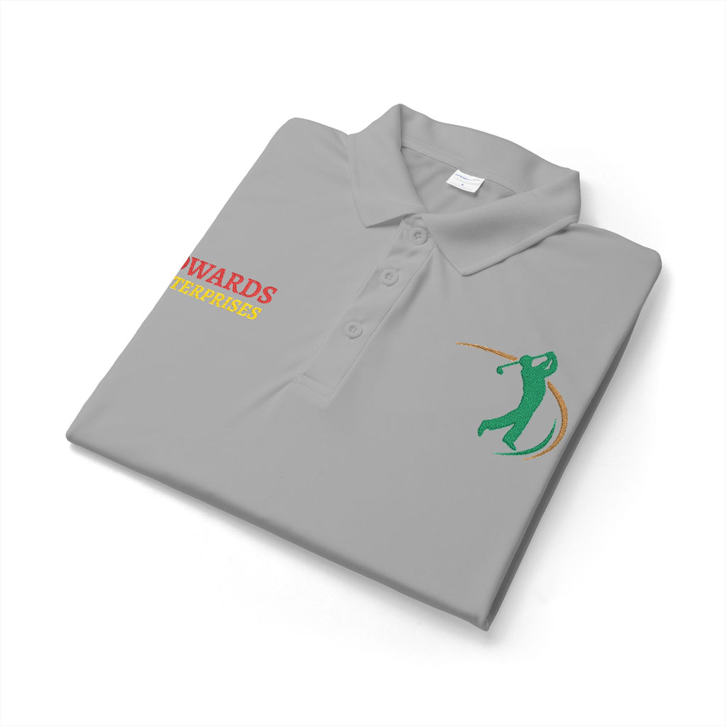 Embroidered Golf Polo — Sowards Golf Logo Performance Shirt