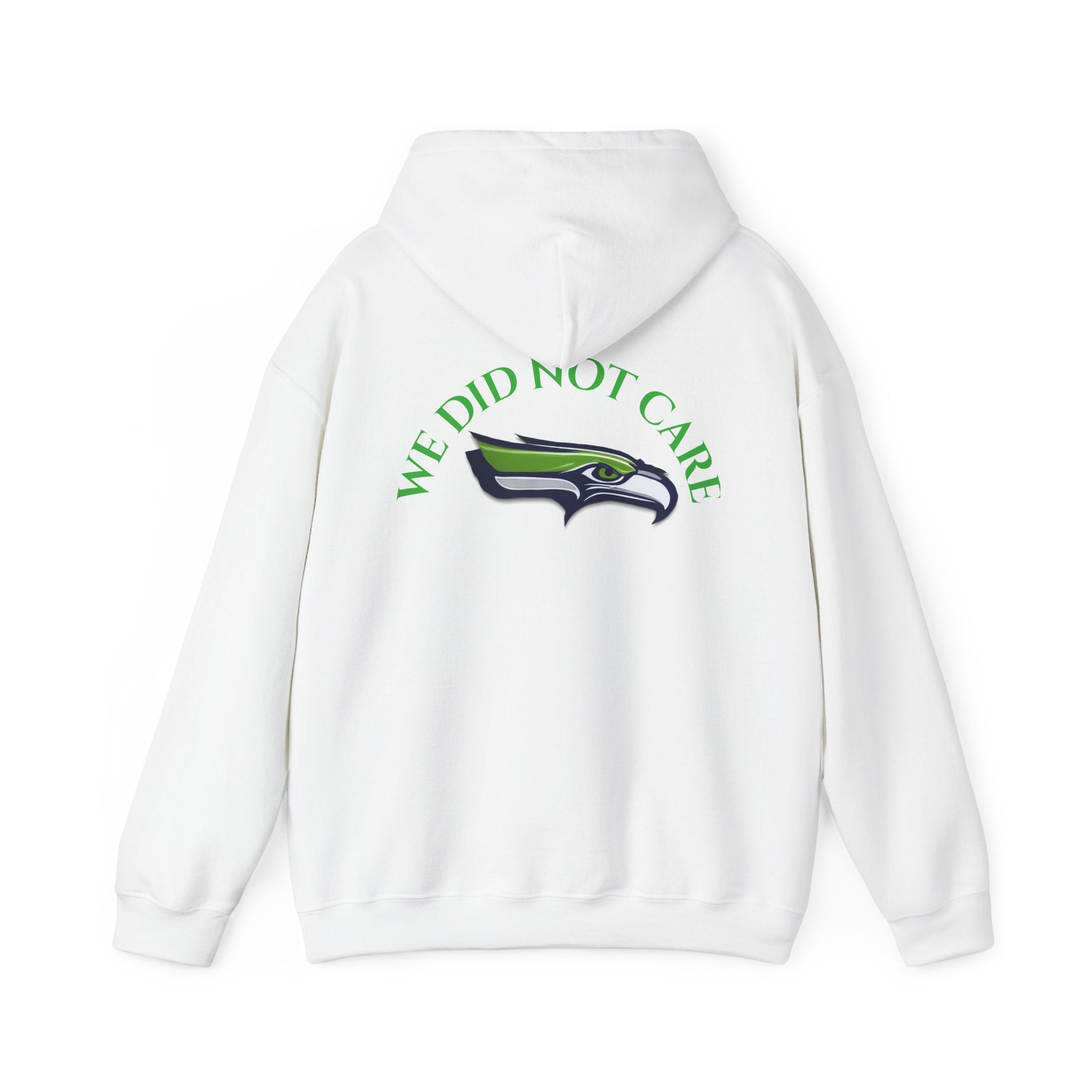 Seahawks 'We Don't Care' Hoodie – Fan Logo Pullover