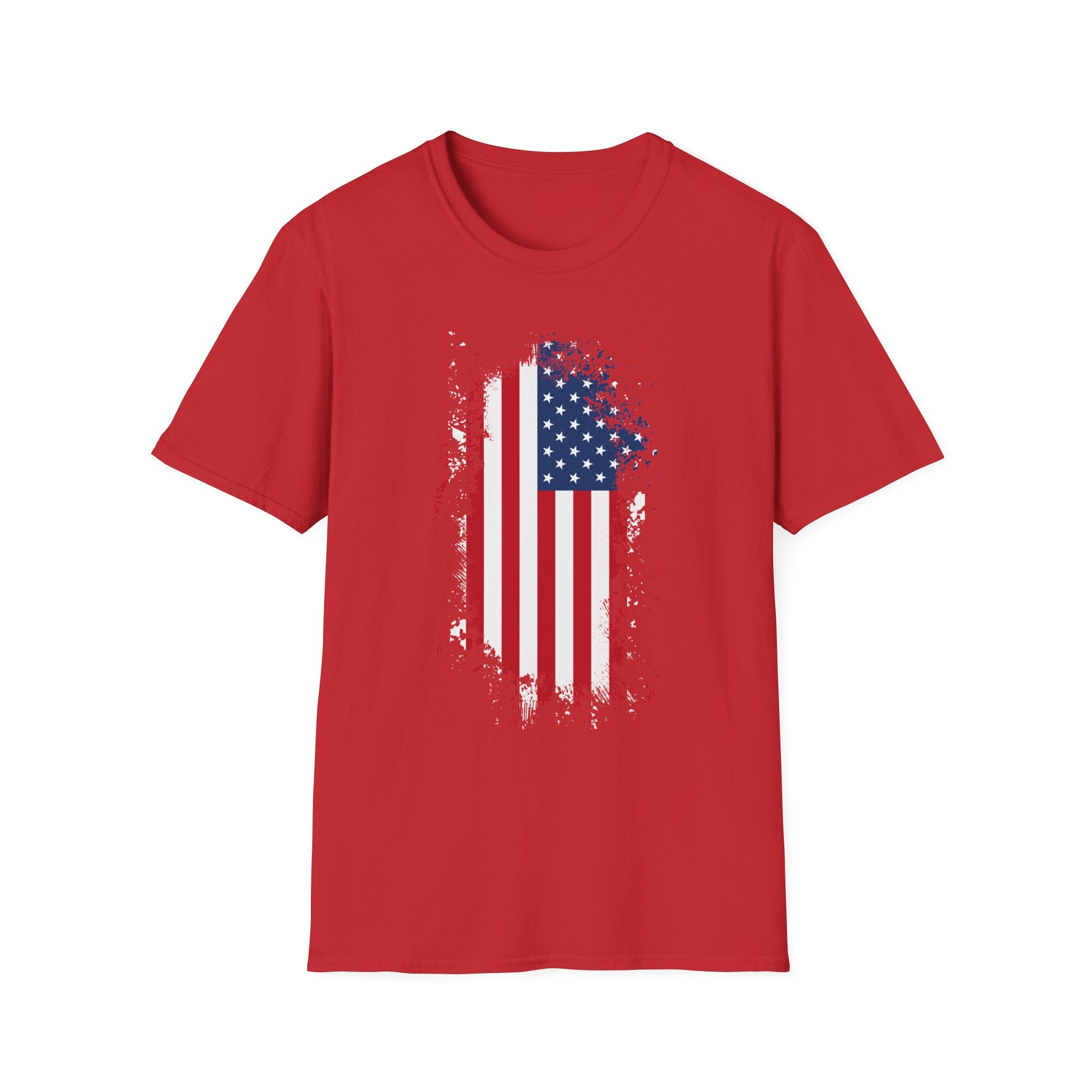 Distressed American Flag T-Shirt — Patriotic USA Tee for 4th of July