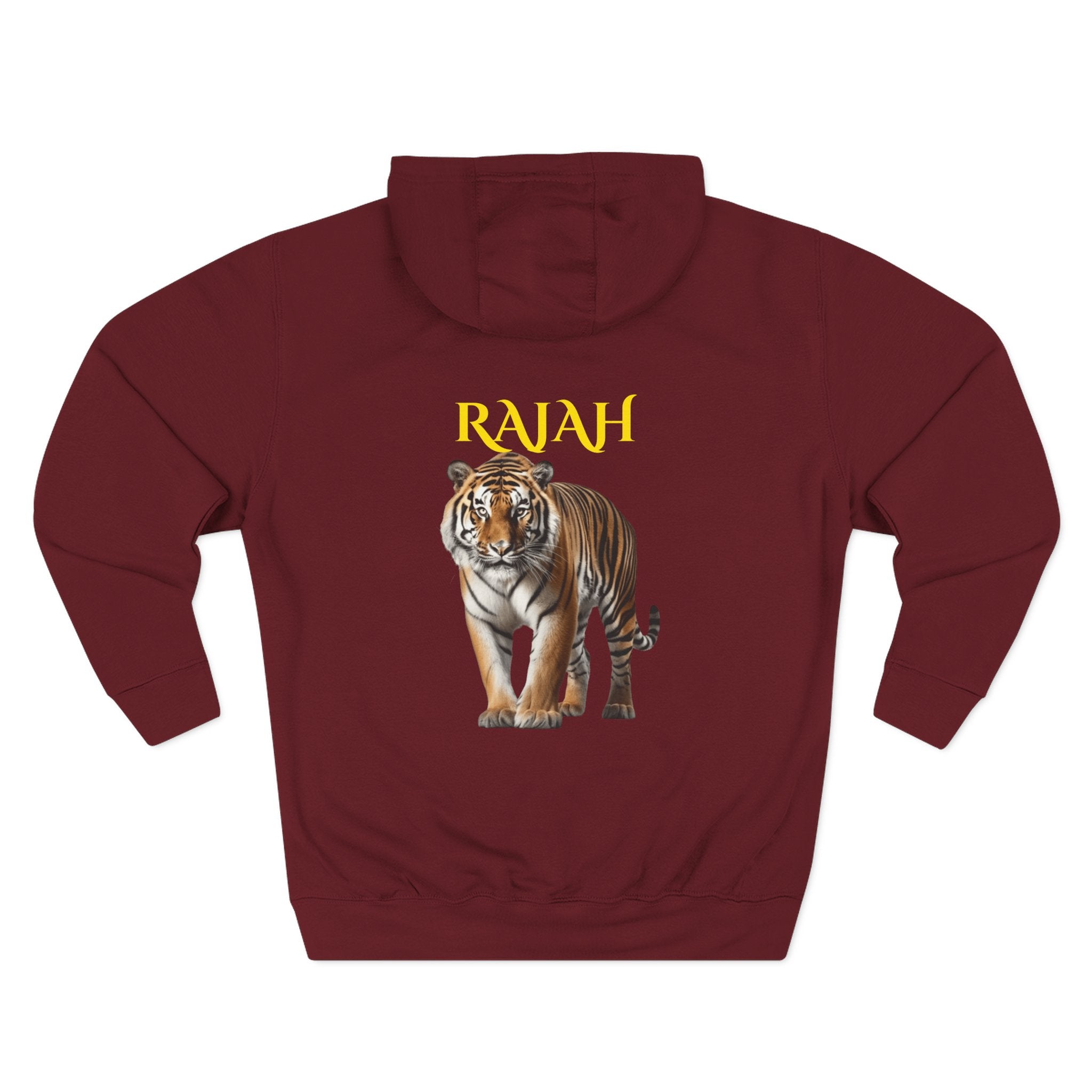 Three-Panel Fleece Hoodie