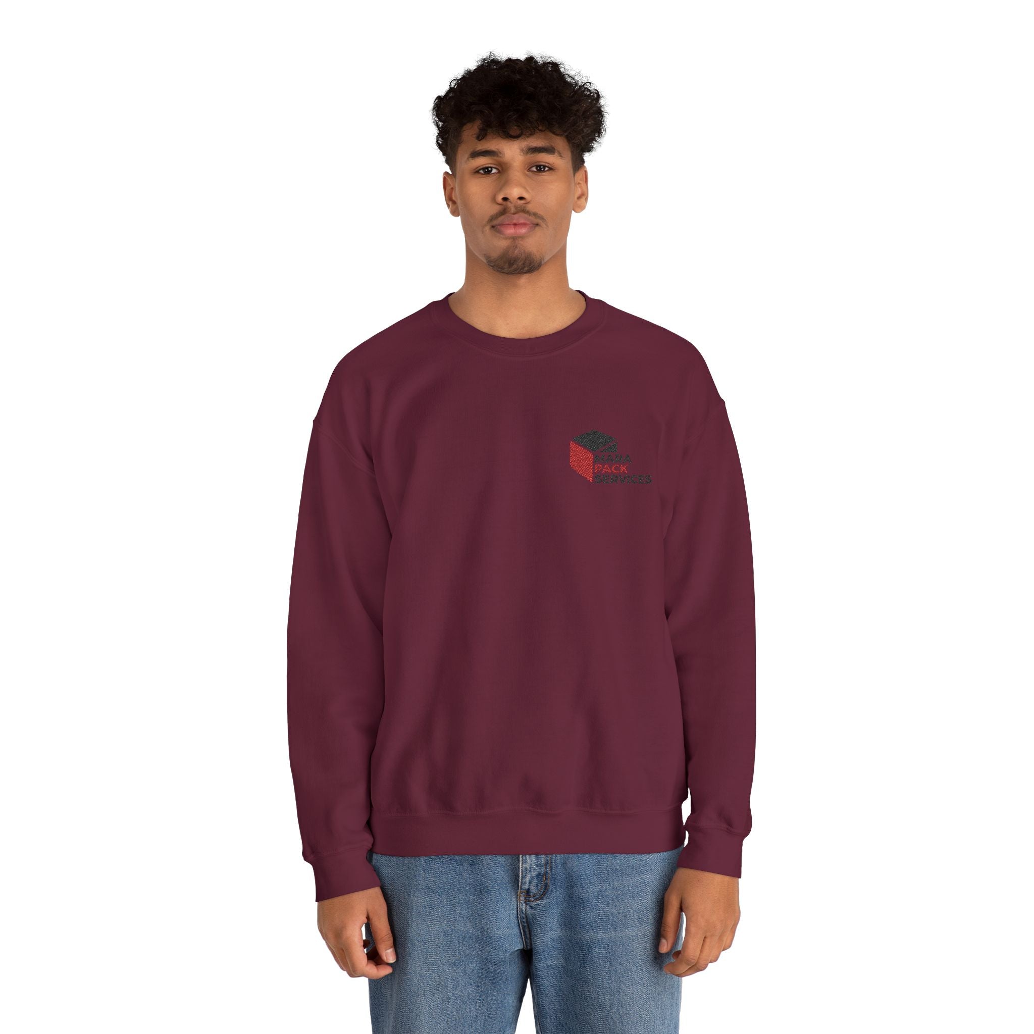 Crewneck Sweatshirt — Minimal 'Make Doers' Logo Pullover