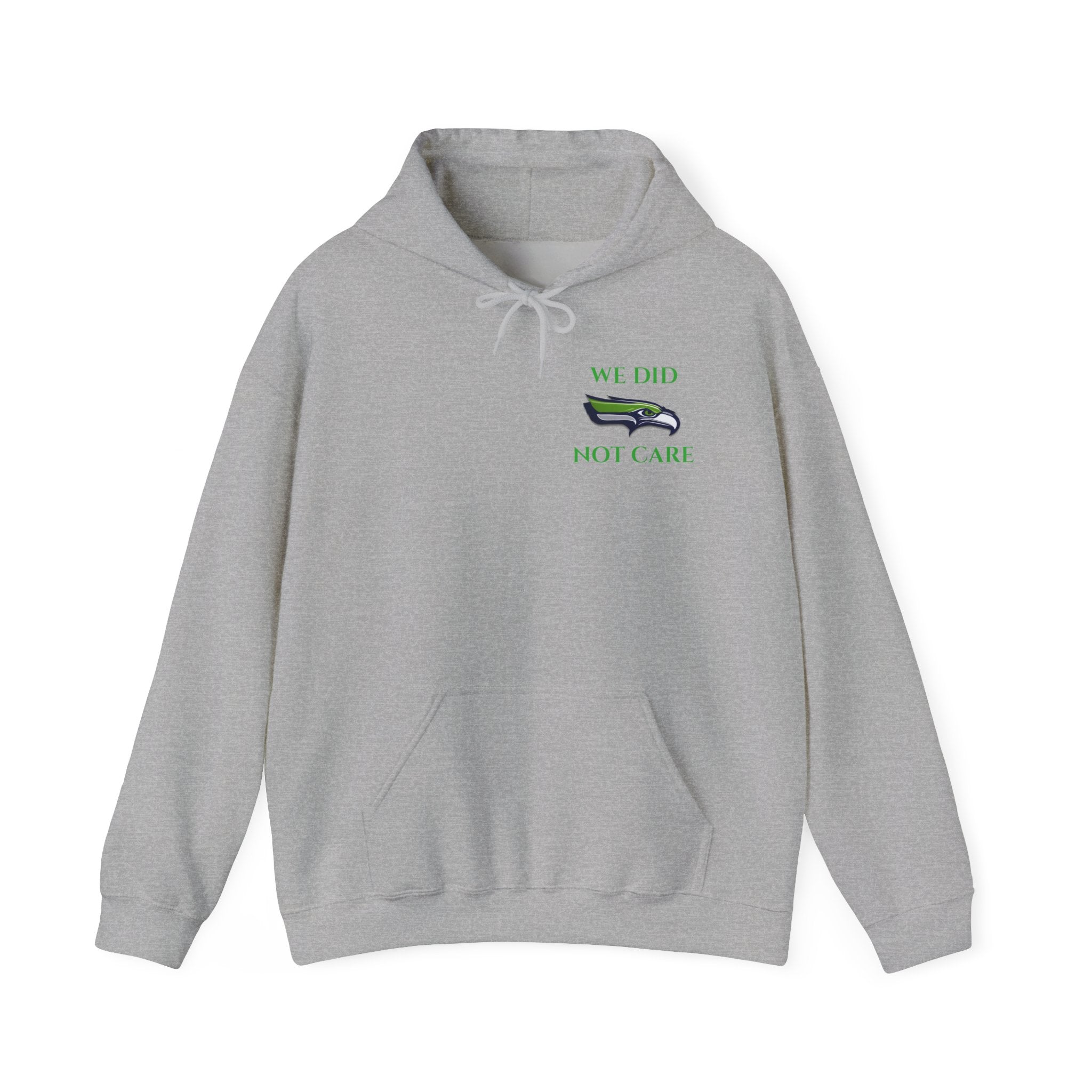 Seahawks 'We Don't Care' Hoodie – Fan Logo Pullover