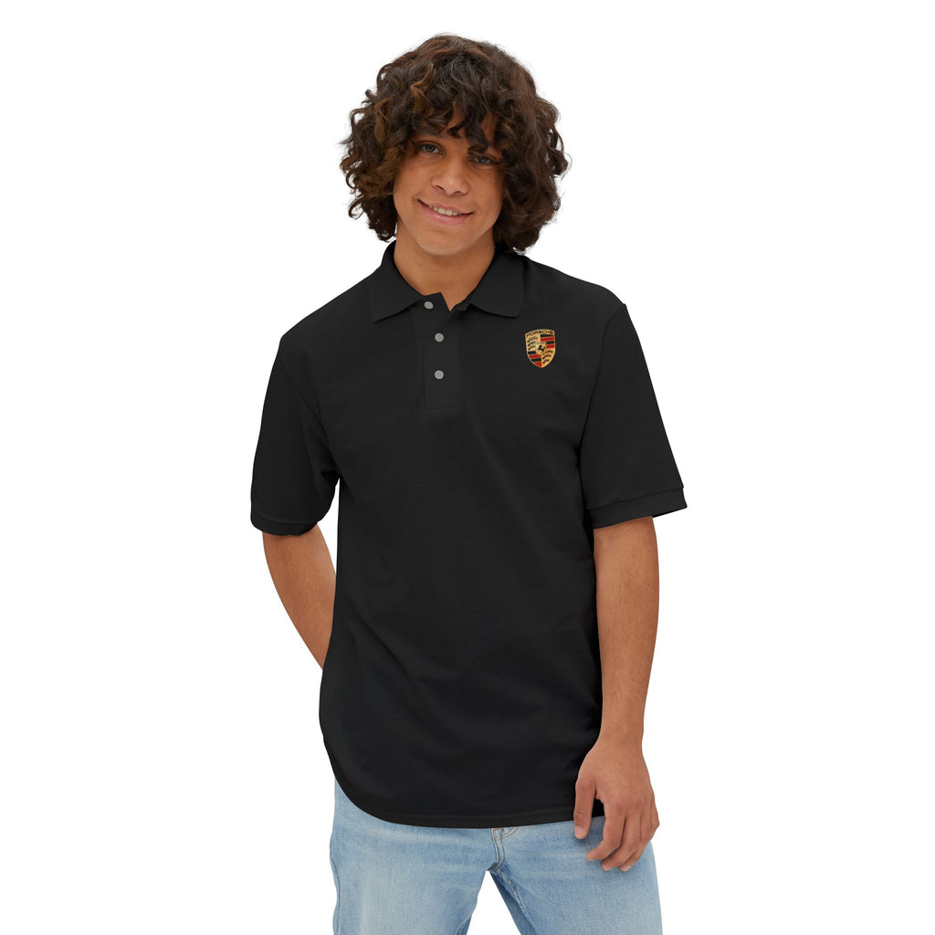 Classic Crest Polo Shirt - Men's Embroidered Chest Logo