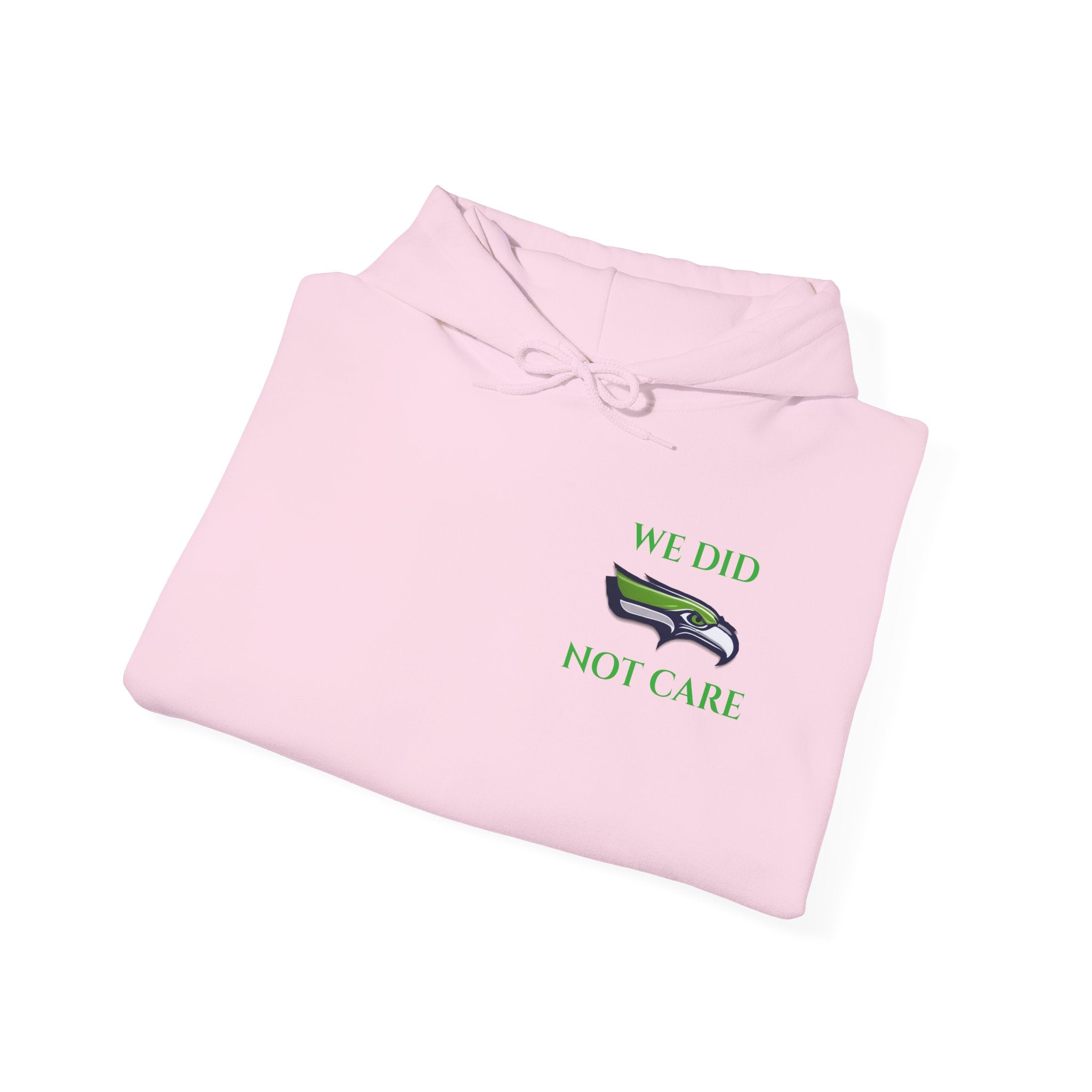 Seahawks 'We Don't Care' Hoodie – Fan Logo Pullover