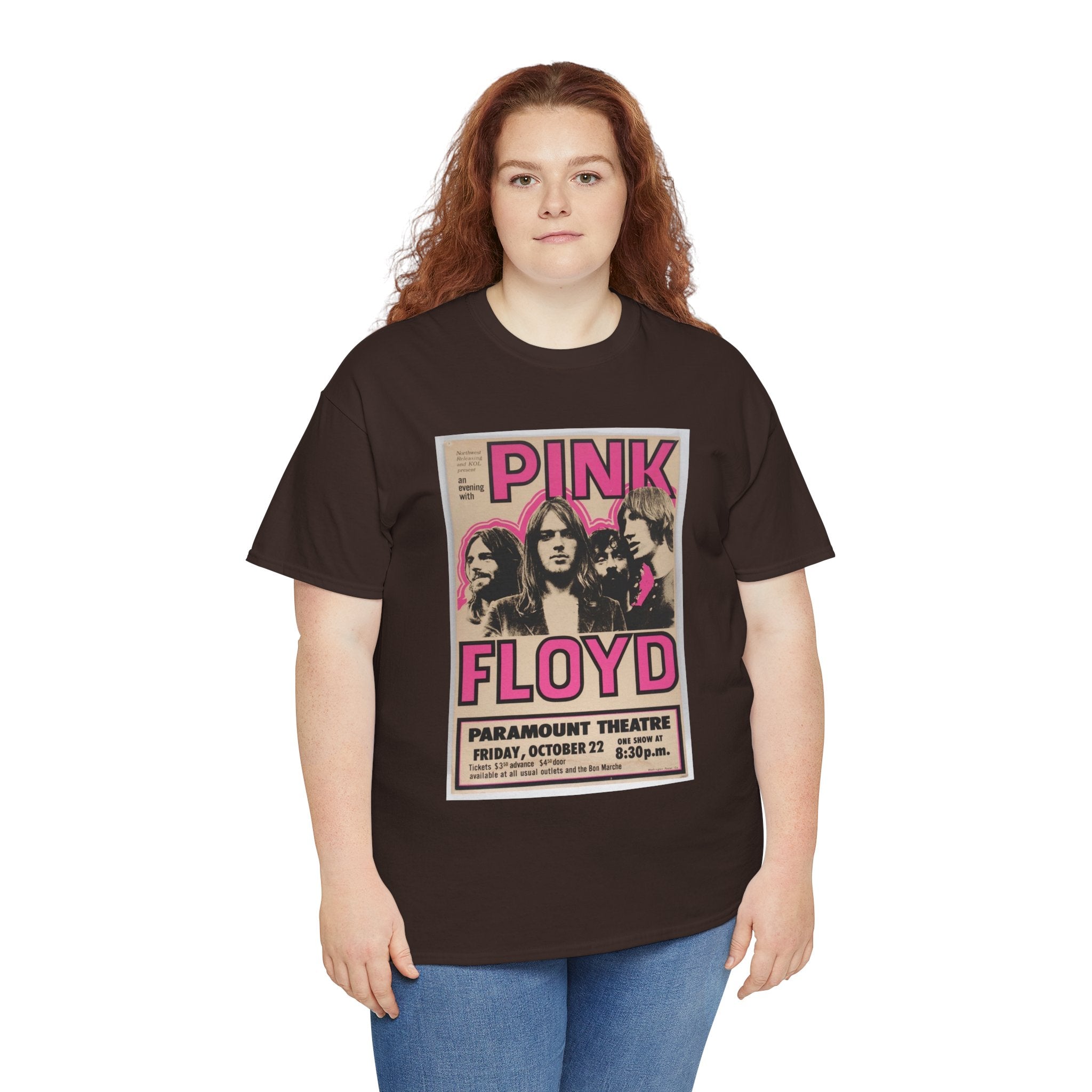 Pink Floyd Vintage Concert Tee — Paramount Theatre Poster Graphic T-Shirt