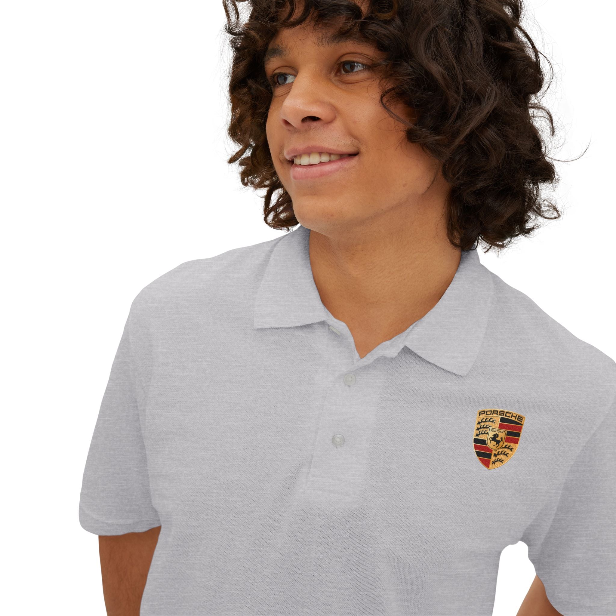 Classic Crest Polo Shirt - Men's Embroidered Chest Logo