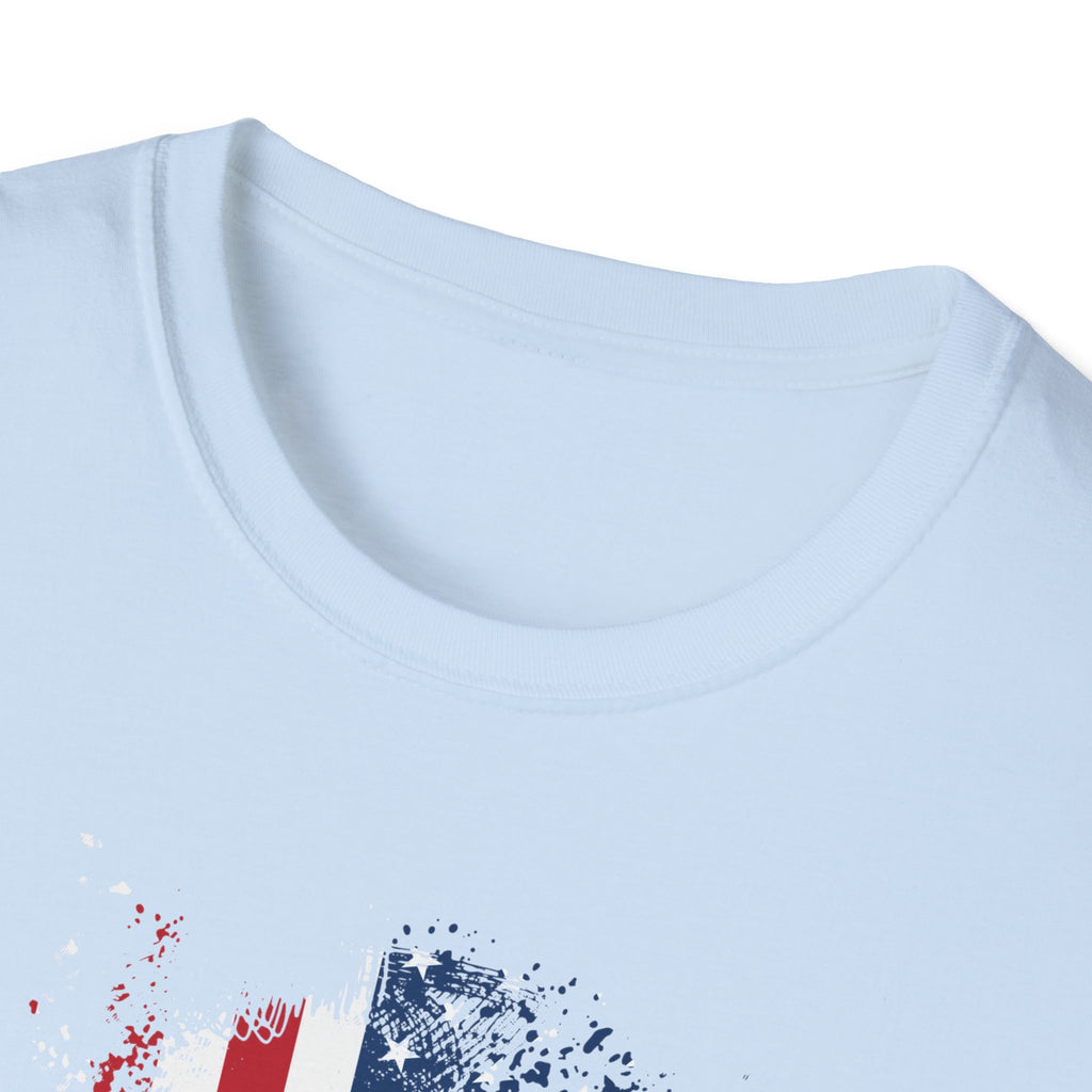 Distressed American Flag T-Shirt — Patriotic USA Tee for 4th of July