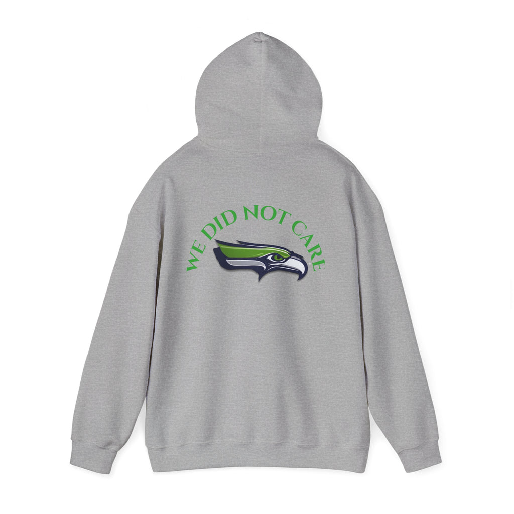 Seahawks 'We Don't Care' Hoodie – Fan Logo Pullover
