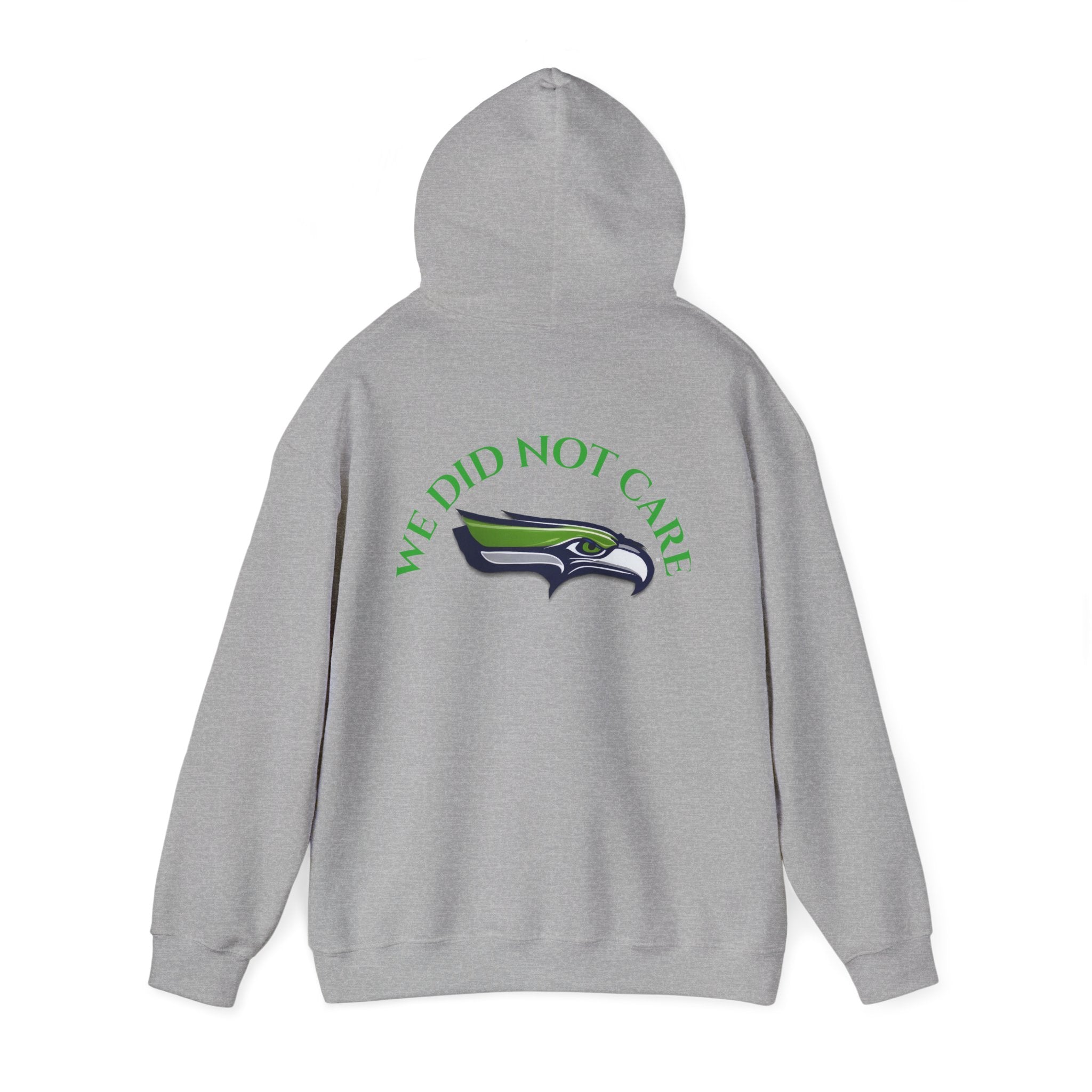 Seahawks 'We Don't Care' Hoodie – Fan Logo Pullover