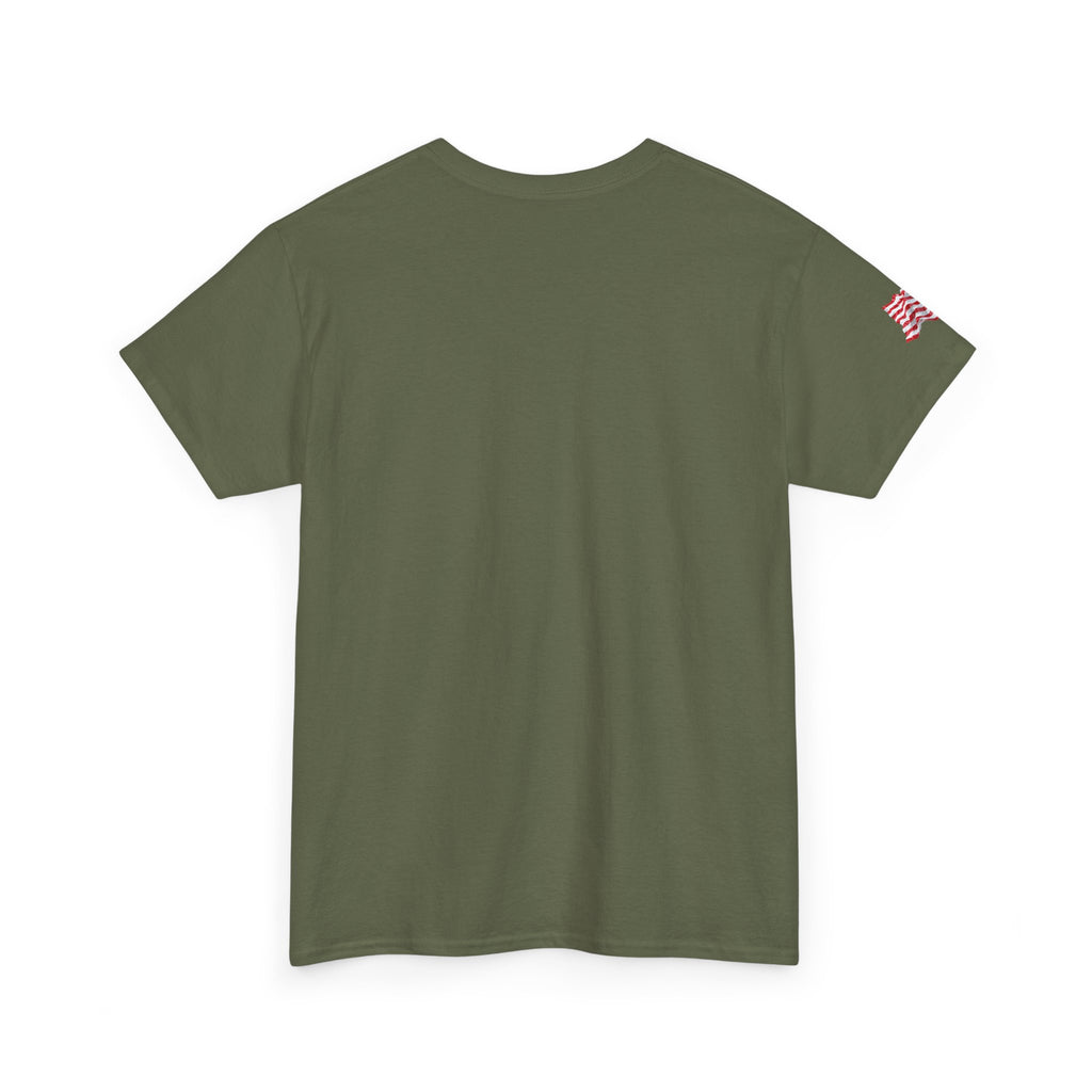 American Flag T-Shirt — Waving USA Graphic Tee (Fourth of July, Memorial Day)