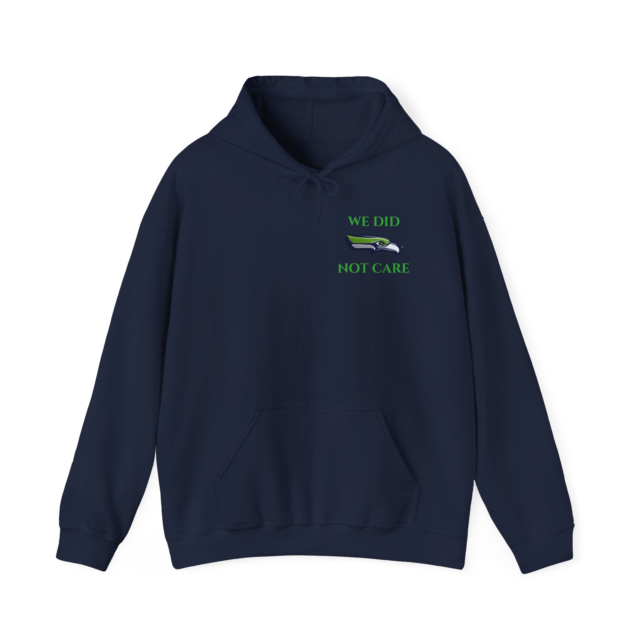 Seahawks 'We Don't Care' Hoodie – Fan Logo Pullover