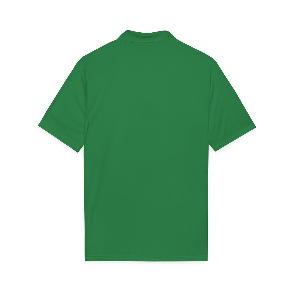 White Embroidered Polo Shirt — Canada Maple Crest & Logo