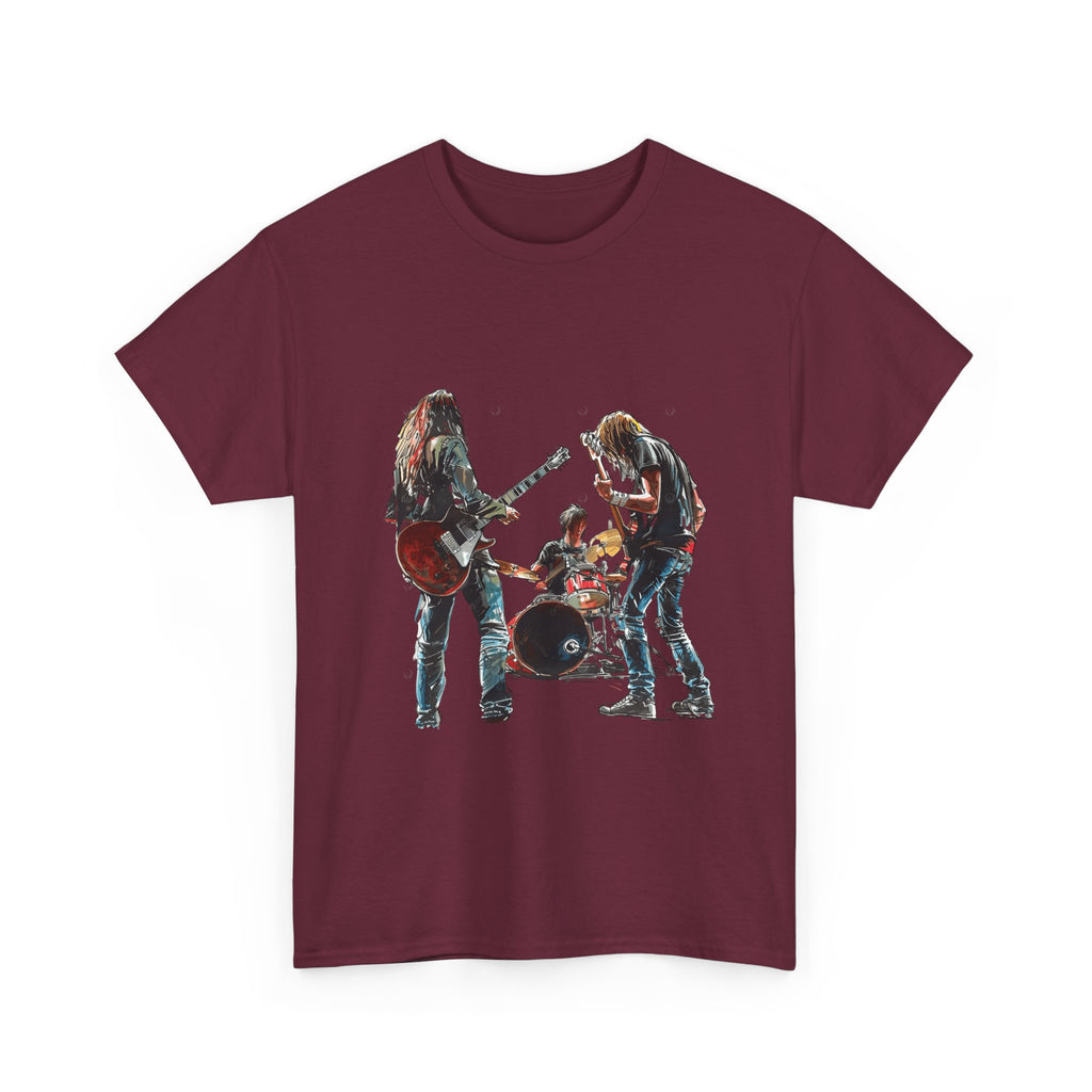 Band Silhouette T‑Shirt — Vintage Rock Band Graphic Tee