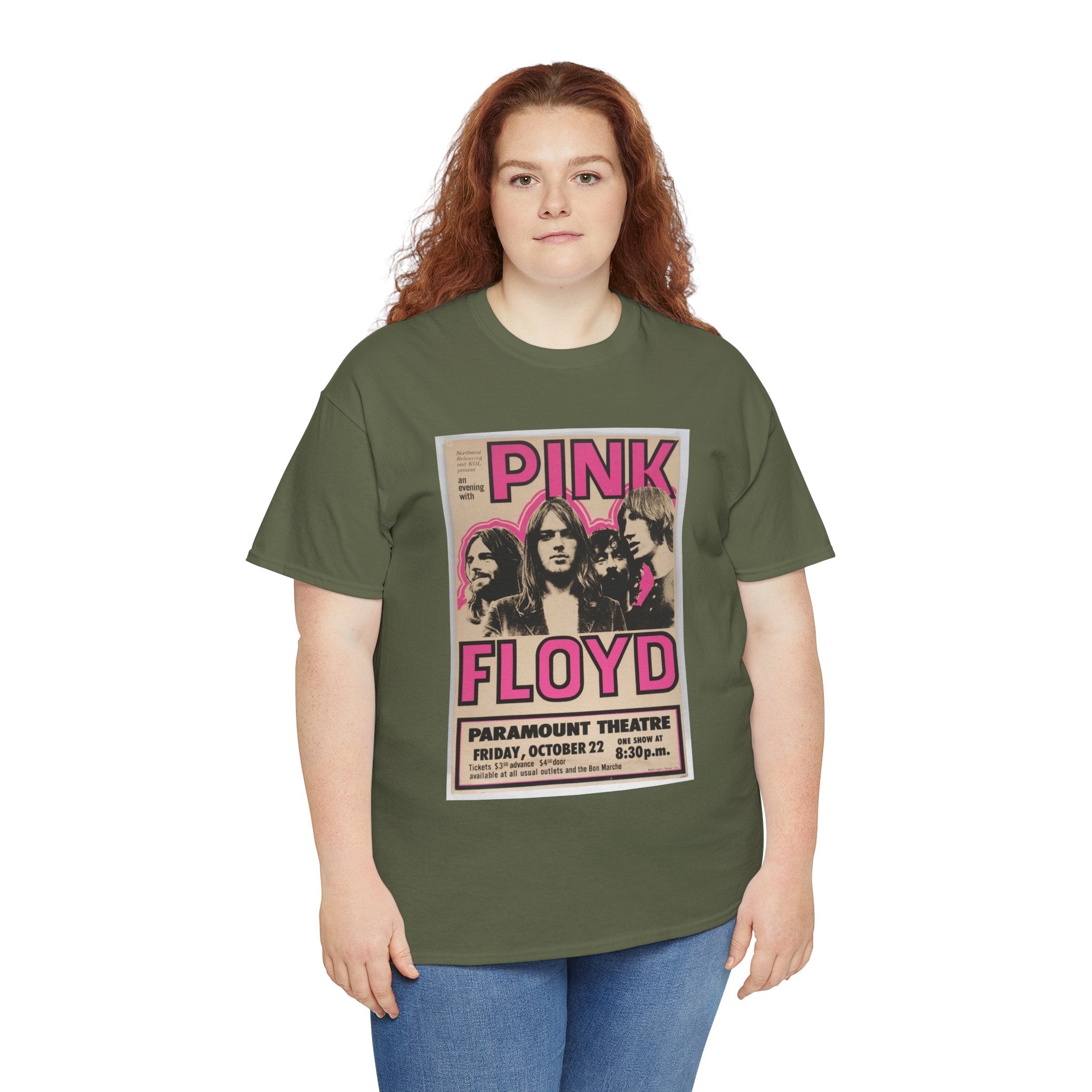 Pink Floyd Vintage Concert Tee — Paramount Theatre Poster Graphic T-Shirt
