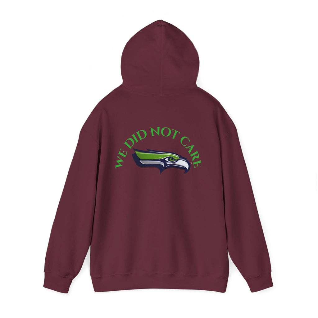 Seahawks 'We Don't Care' Hoodie – Fan Logo Pullover