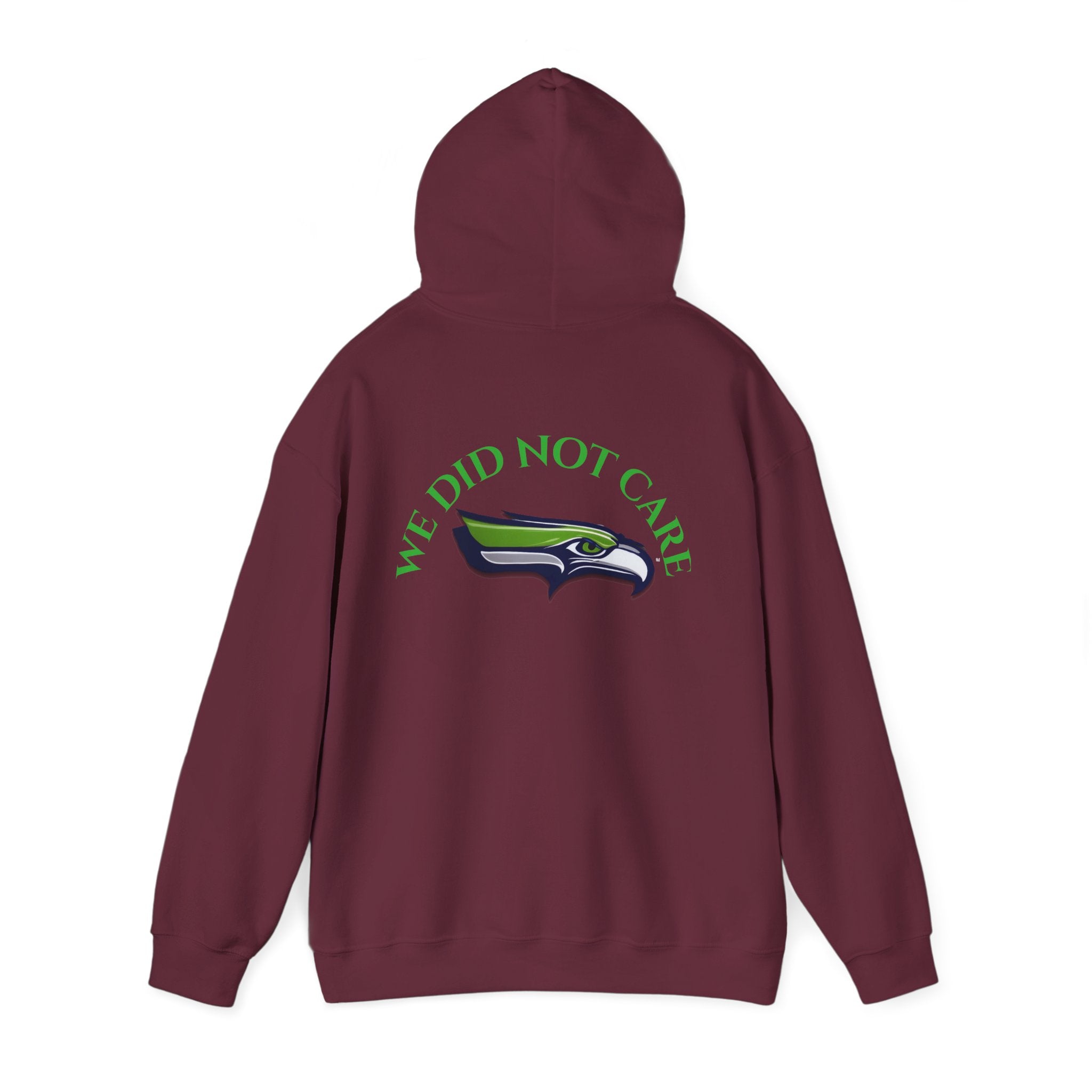 Seahawks 'We Don't Care' Hoodie – Fan Logo Pullover