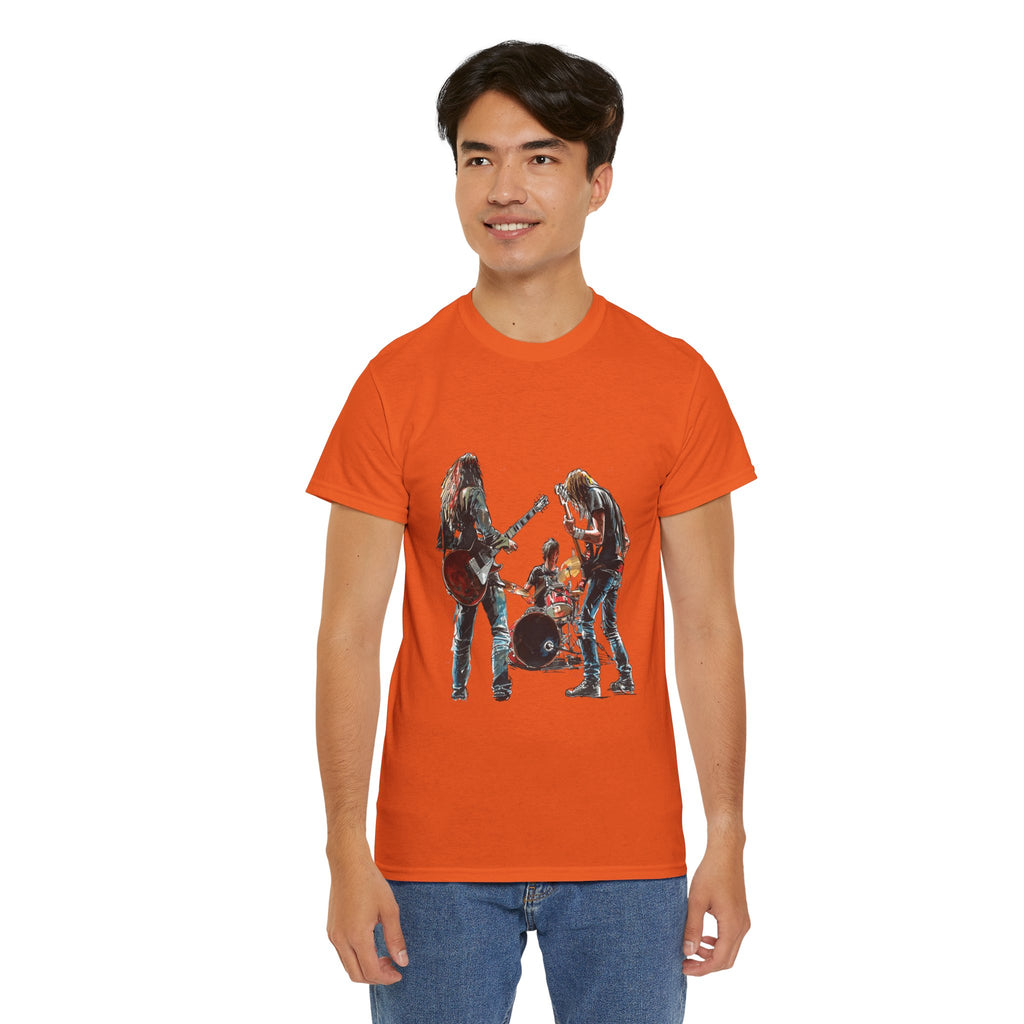 Band Silhouette T‑Shirt — Vintage Rock Band Graphic Tee