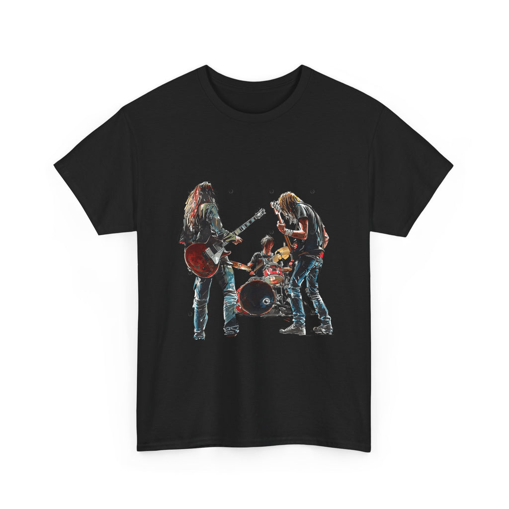 Band Silhouette T‑Shirt — Vintage Rock Band Graphic Tee