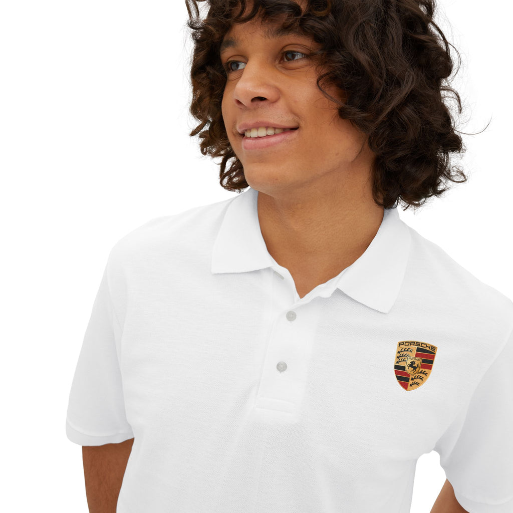 Classic Crest Polo Shirt - Men's Embroidered Chest Logo