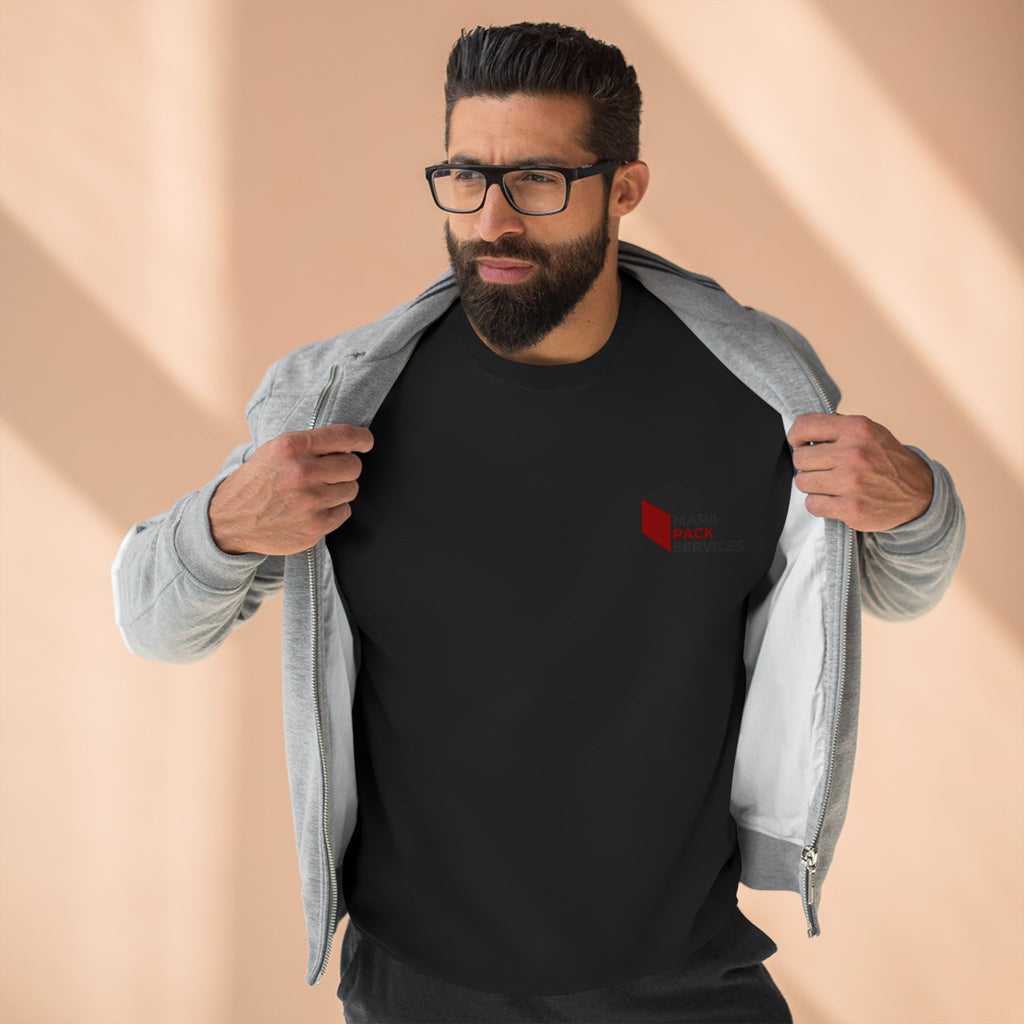 Logo Crewneck Sweatshirt — Minimal Small Chest Branding