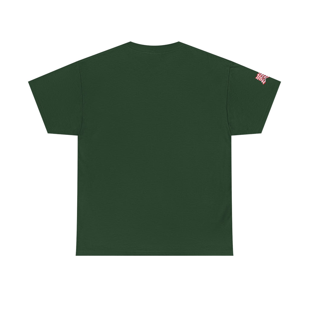 American Flag T-Shirt — Waving USA Graphic Tee (Fourth of July, Memorial Day)
