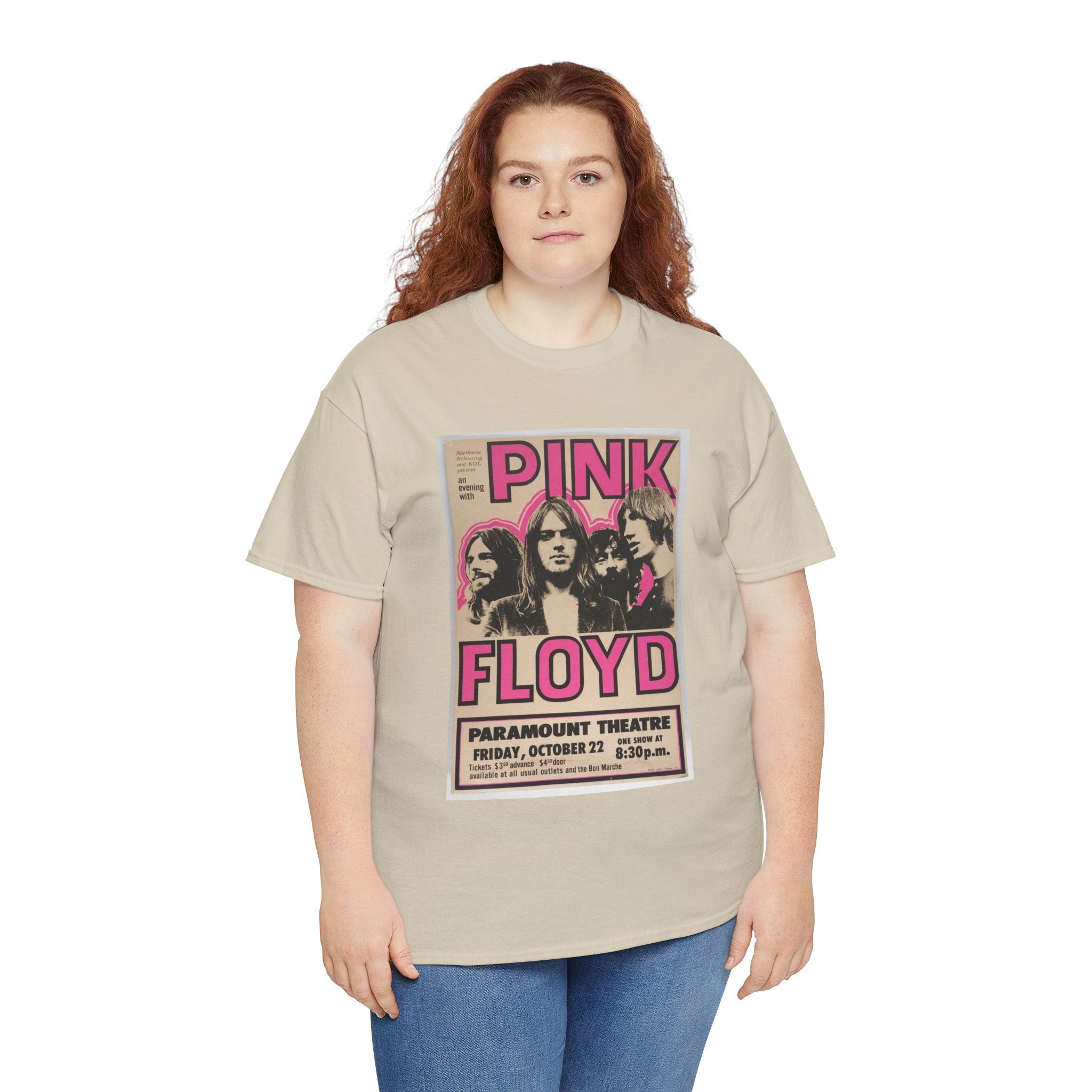 Pink Floyd Vintage Concert Tee — Paramount Theatre Poster Graphic T-Shirt